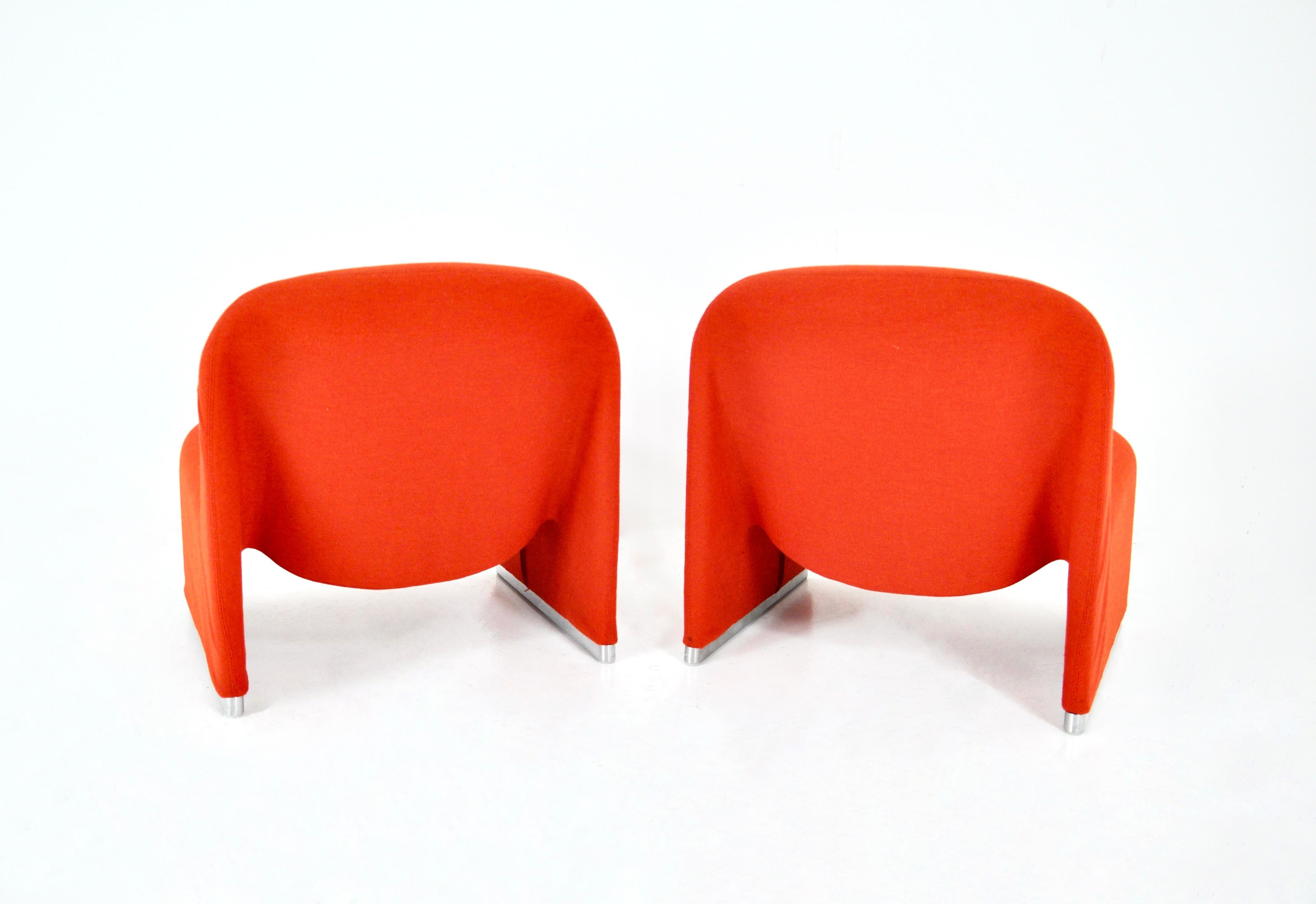 Alky Chairs by Giancarlo Piretti for Anonima Castelli, 1970s, Set of 2 For Sale 2