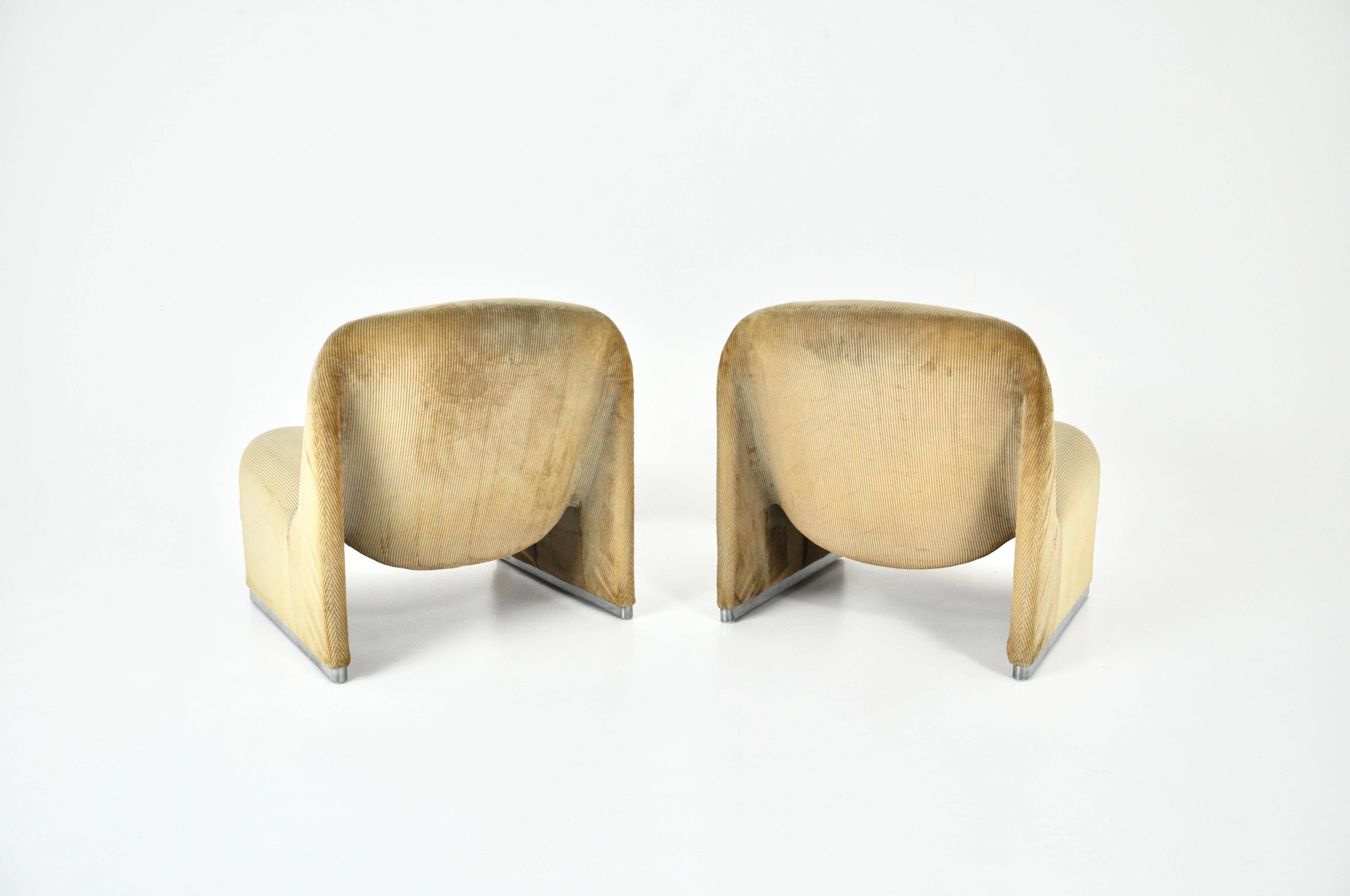 Alky Chairs by Giancarlo Piretti for Anonima Castelli, 1970s, Set of 2 For Sale 2