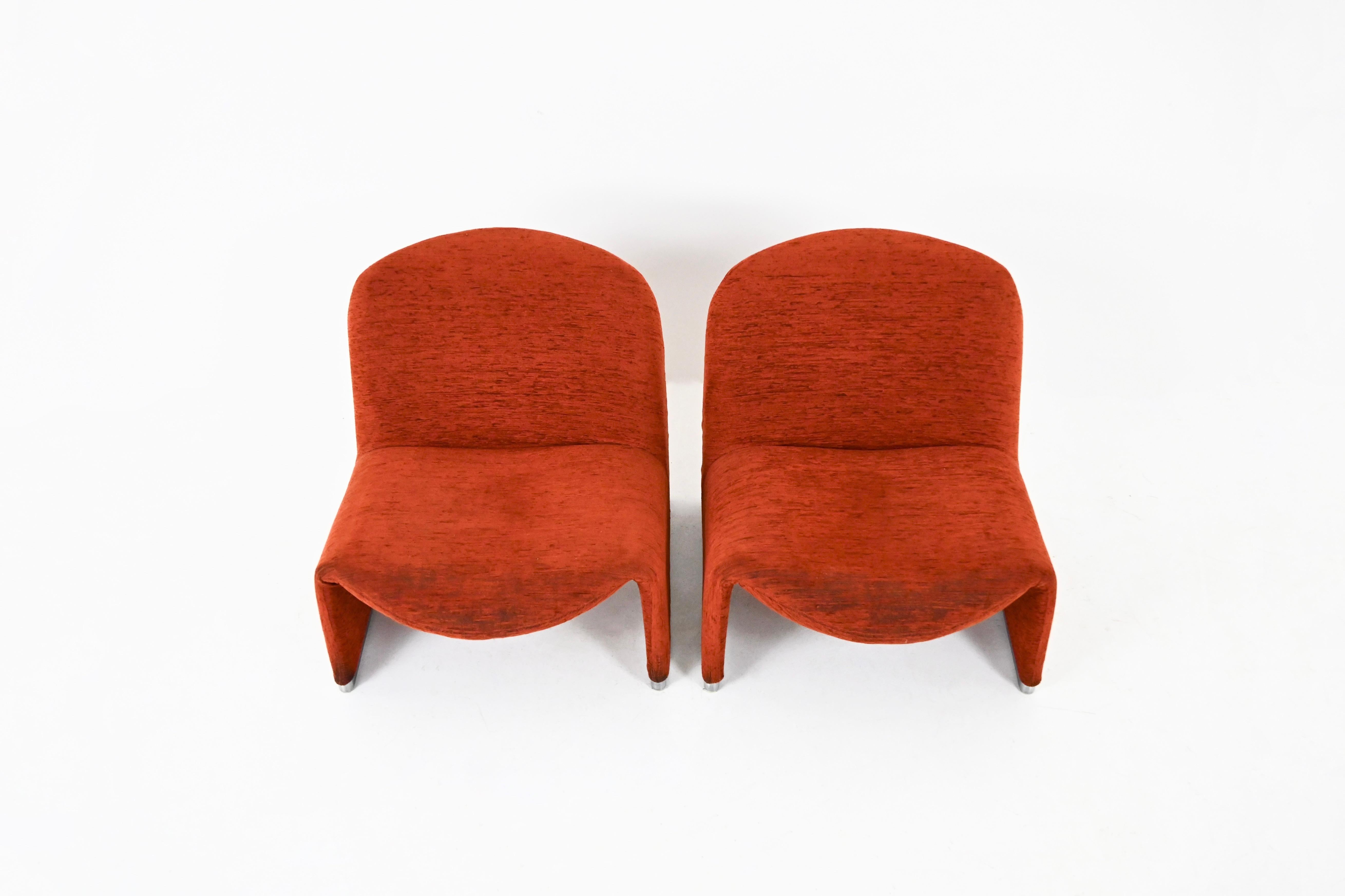 Alky Chairs by Giancarlo Piretti for Anonima Castelli, 1970s, Set of 2 2