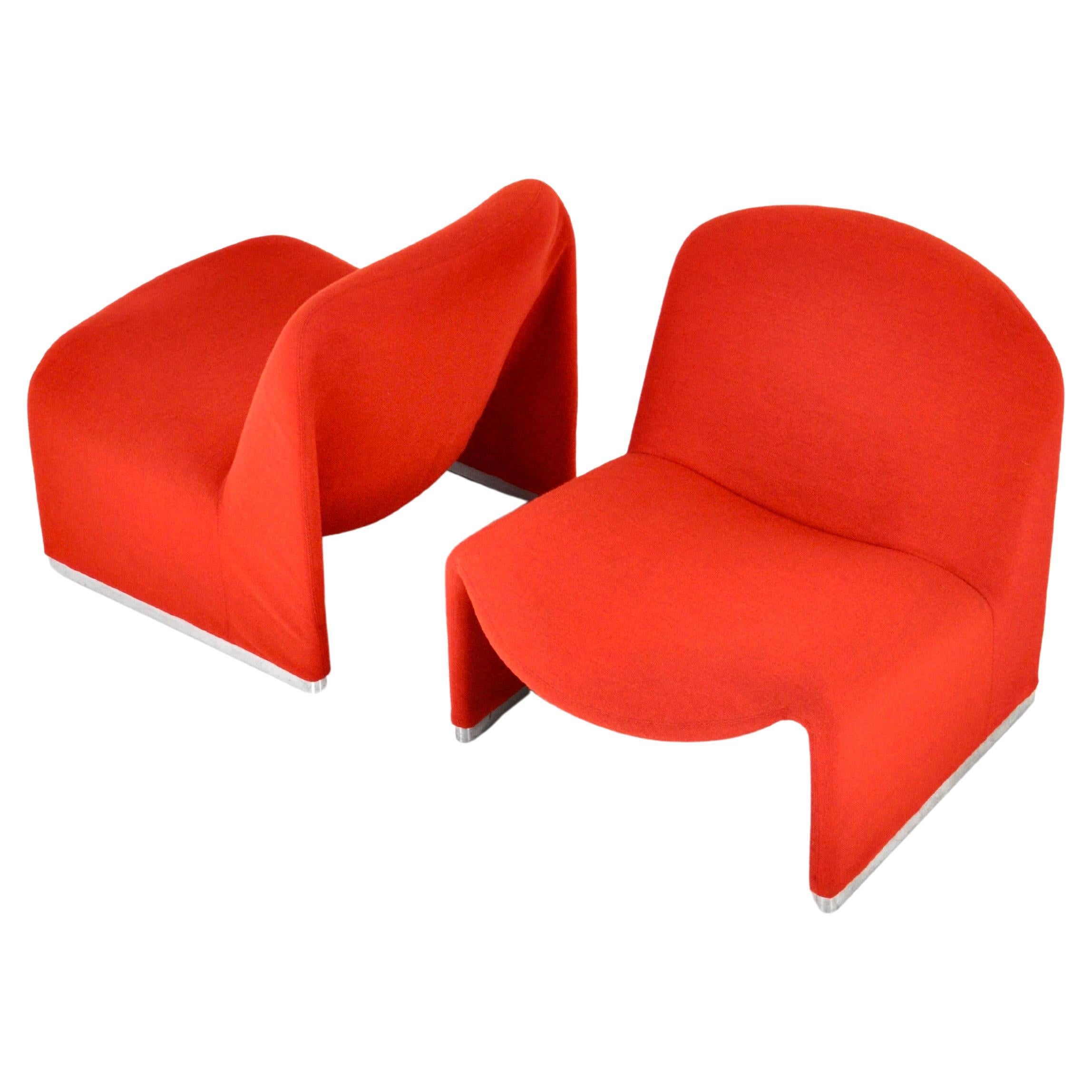 Alky Chairs by Giancarlo Piretti for Anonima Castelli, 1970s, Set of 2 For Sale