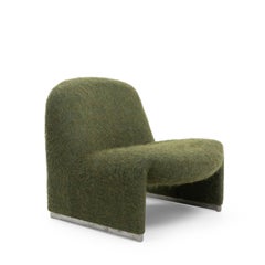 Silla Alky de Giancarlo Piretti, en lana Pierre Frey YETI - Años 80