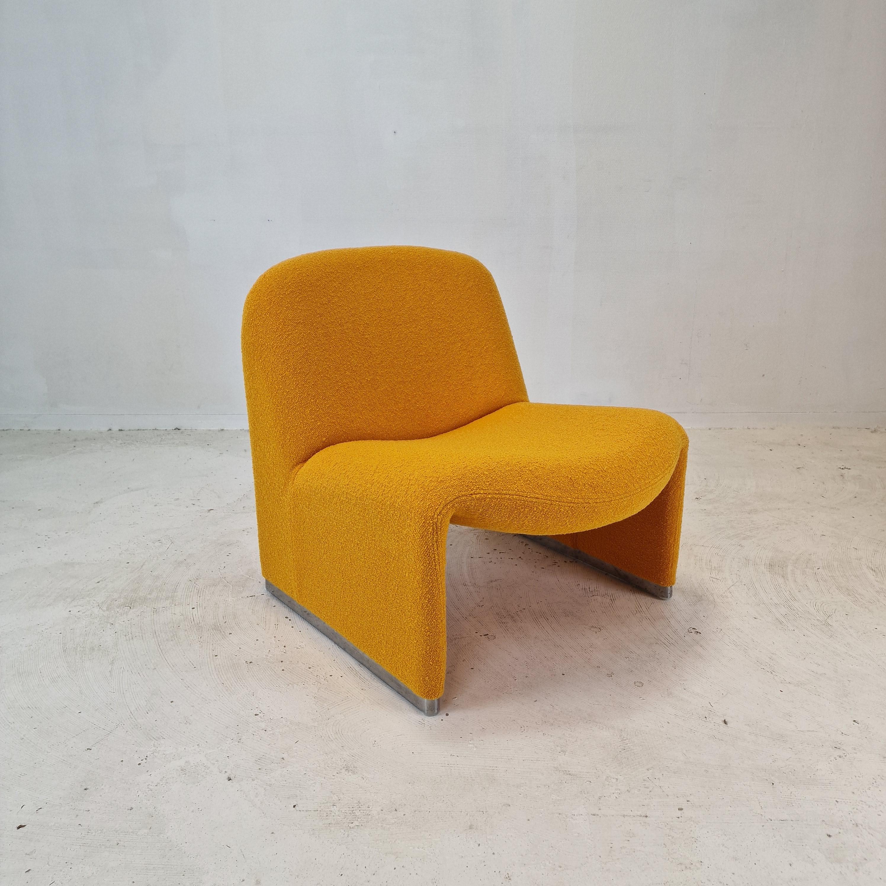 Mid-Century Modern Alky Lounge Chair by Giancarlo Piretti for Artifort, 1980s For Sale