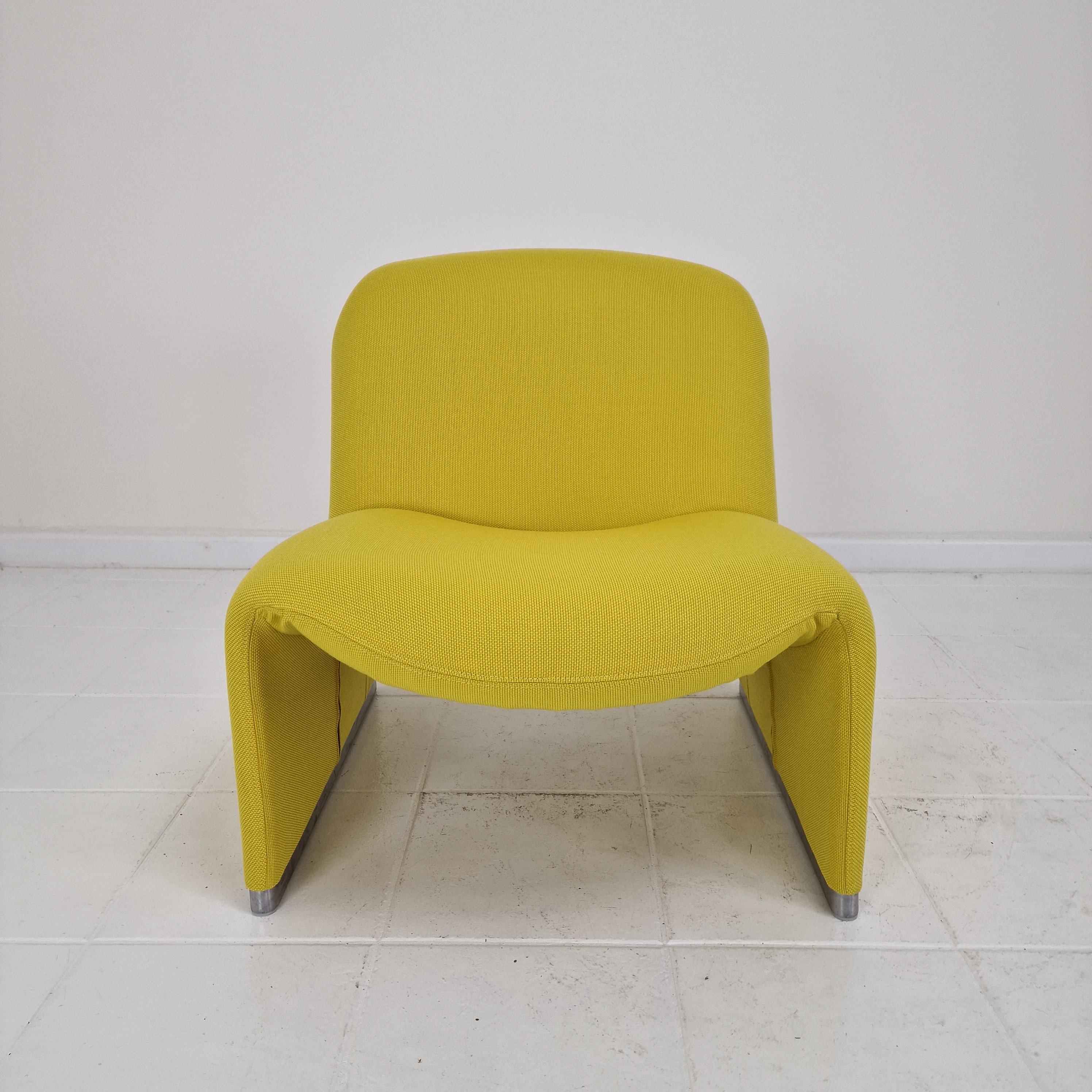 Tessuto Alky Lounge Chair di Giancarlo Piretti per Artifort, anni '1980 in vendita