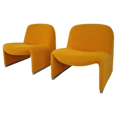 Silla Alky Lounge de Giancarlo Piretti para Artifort, años 1980