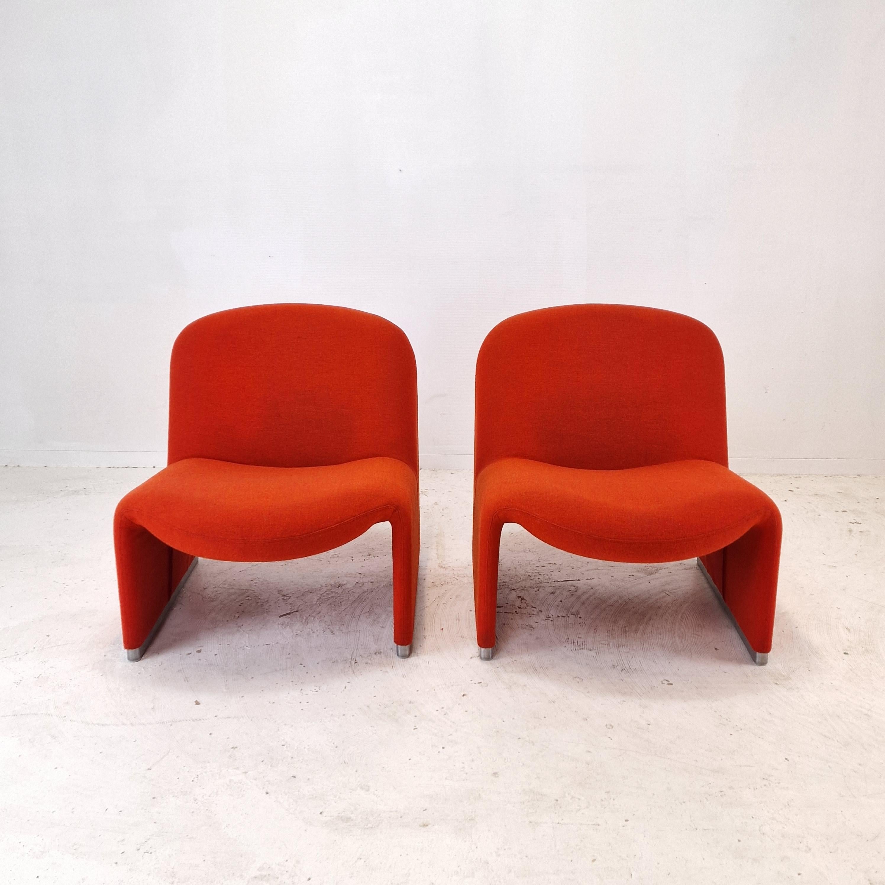 Mid-Century Modern Alky Lounge Chair by Giancarlo Piretti for Castelli, 1980s For Sale