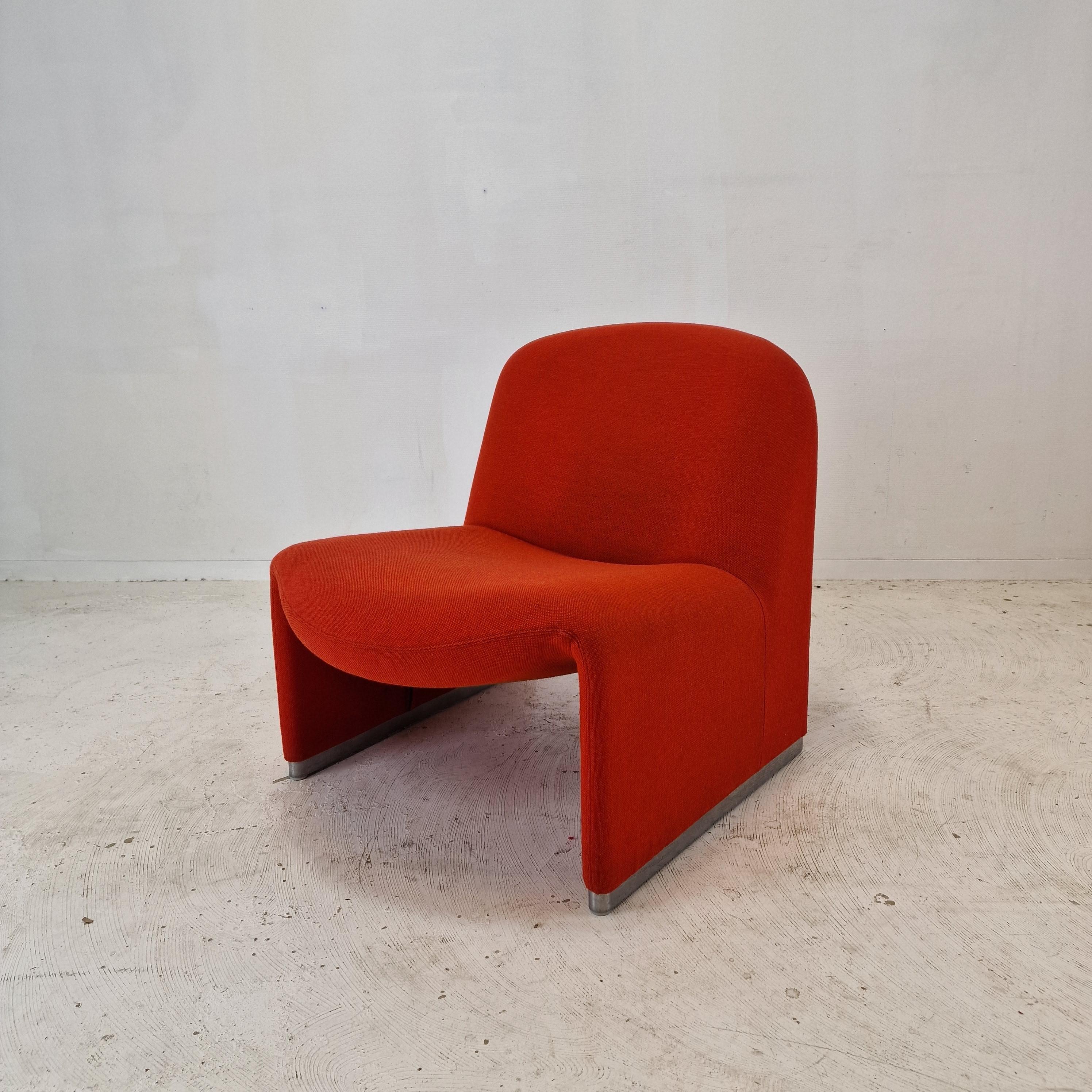 Italian Alky Lounge Chair by Giancarlo Piretti for Castelli, 1980s For Sale