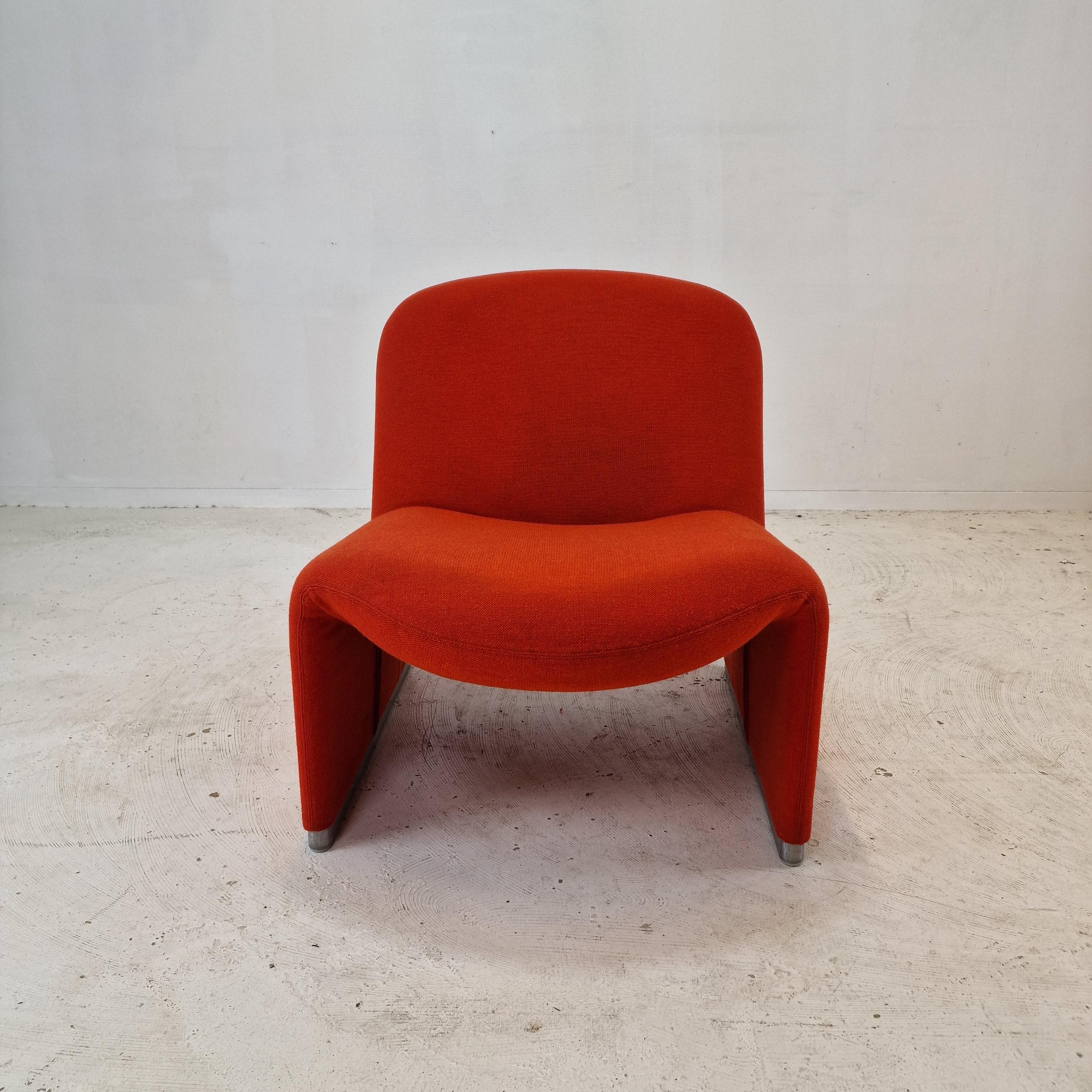 Alky Lounge Chair by Giancarlo Piretti for Castelli, 1980s In Good Condition For Sale In Oud Beijerland, NL