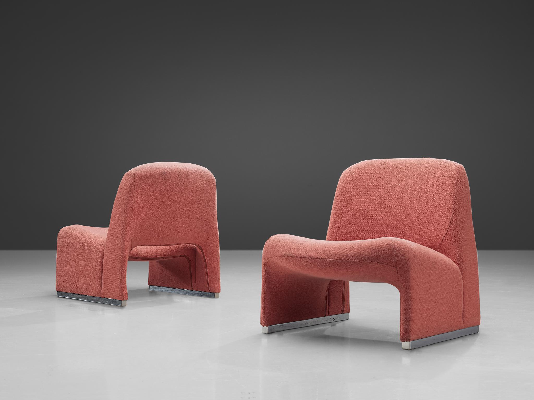 Mid-Century Modern ‘Alky’ Lounge Chairs in the Style of Giancarlo Piretti  For Sale