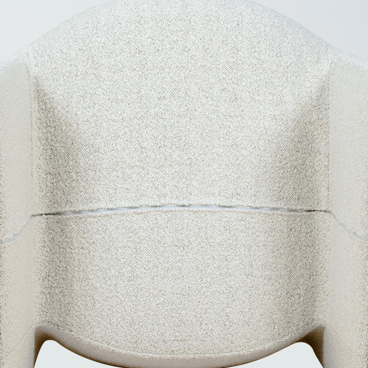 Alky Piretti Chairs, New Upholstered with High-end Fabric by Dedar, Italy 3