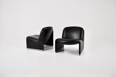 Chaise Alky Skaï de Giancarlo Piretti pour Anonima Castelli, 1970 set of 2