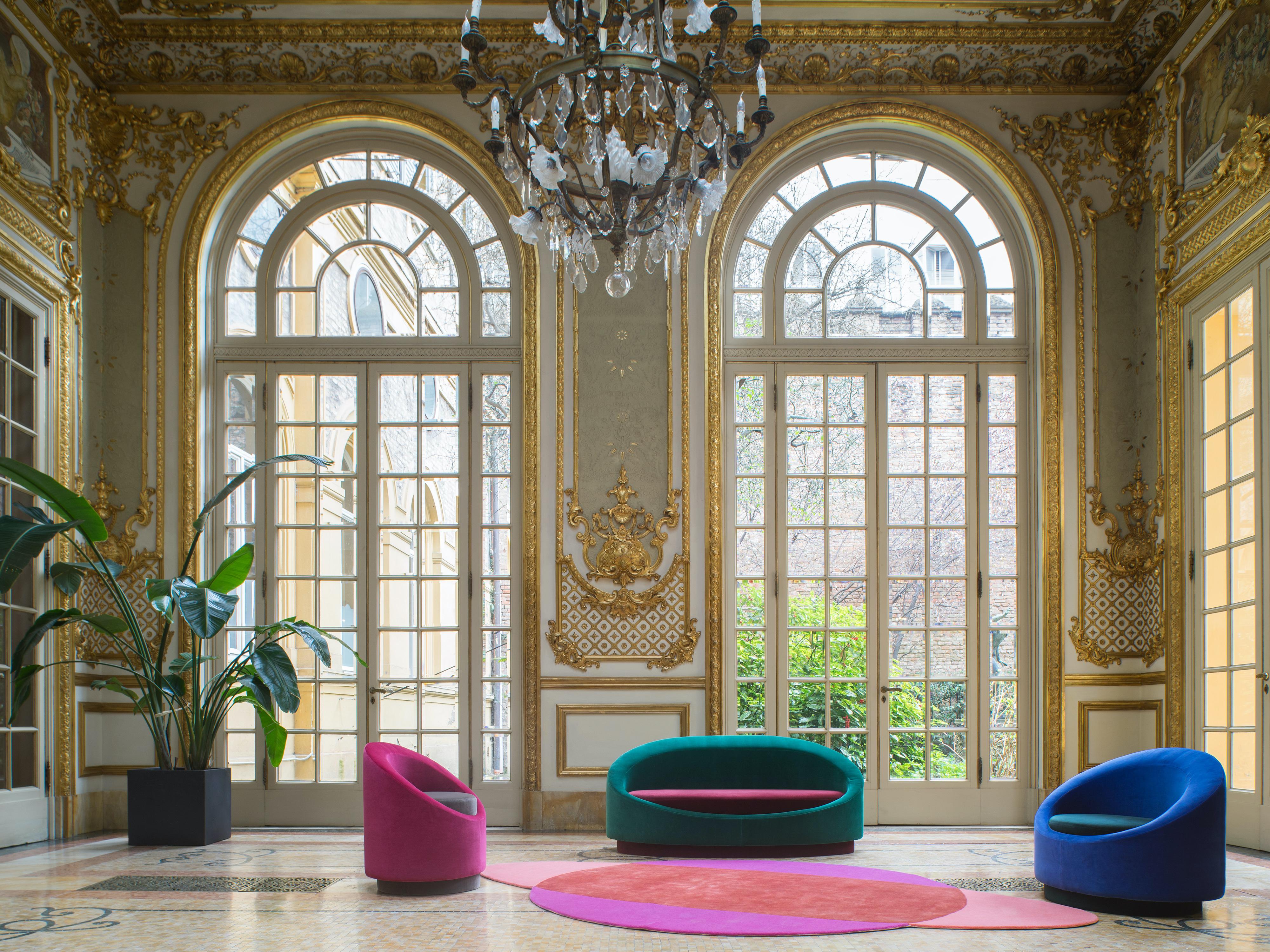 All Around Armchair by Pierre Gonalons Kvadrat Fabric Paradisoterrestre Edition For Sale 4