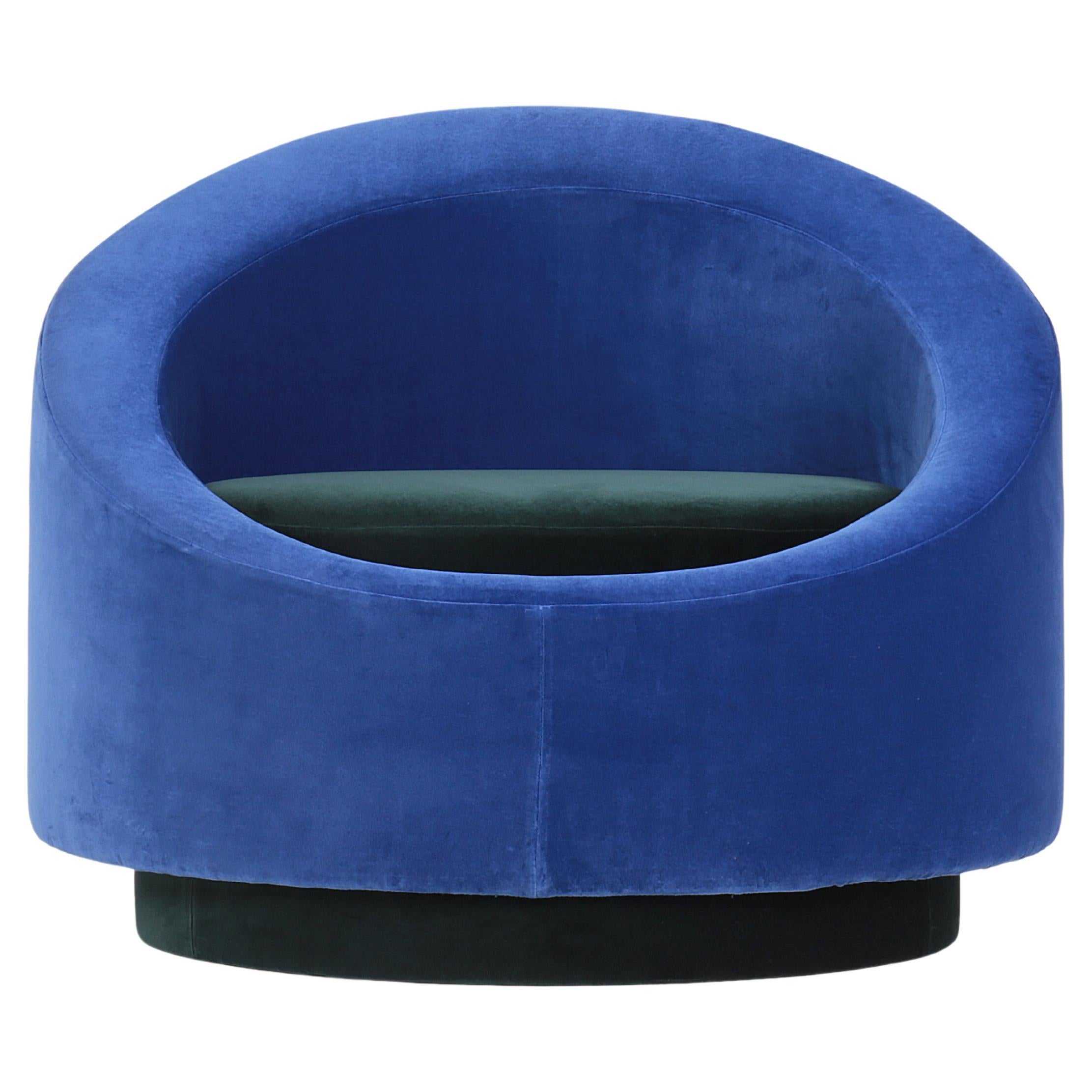 Fauteuil All Around de Pierre Gonalons, tissu Kvadrat, édition Paradisoterrestre