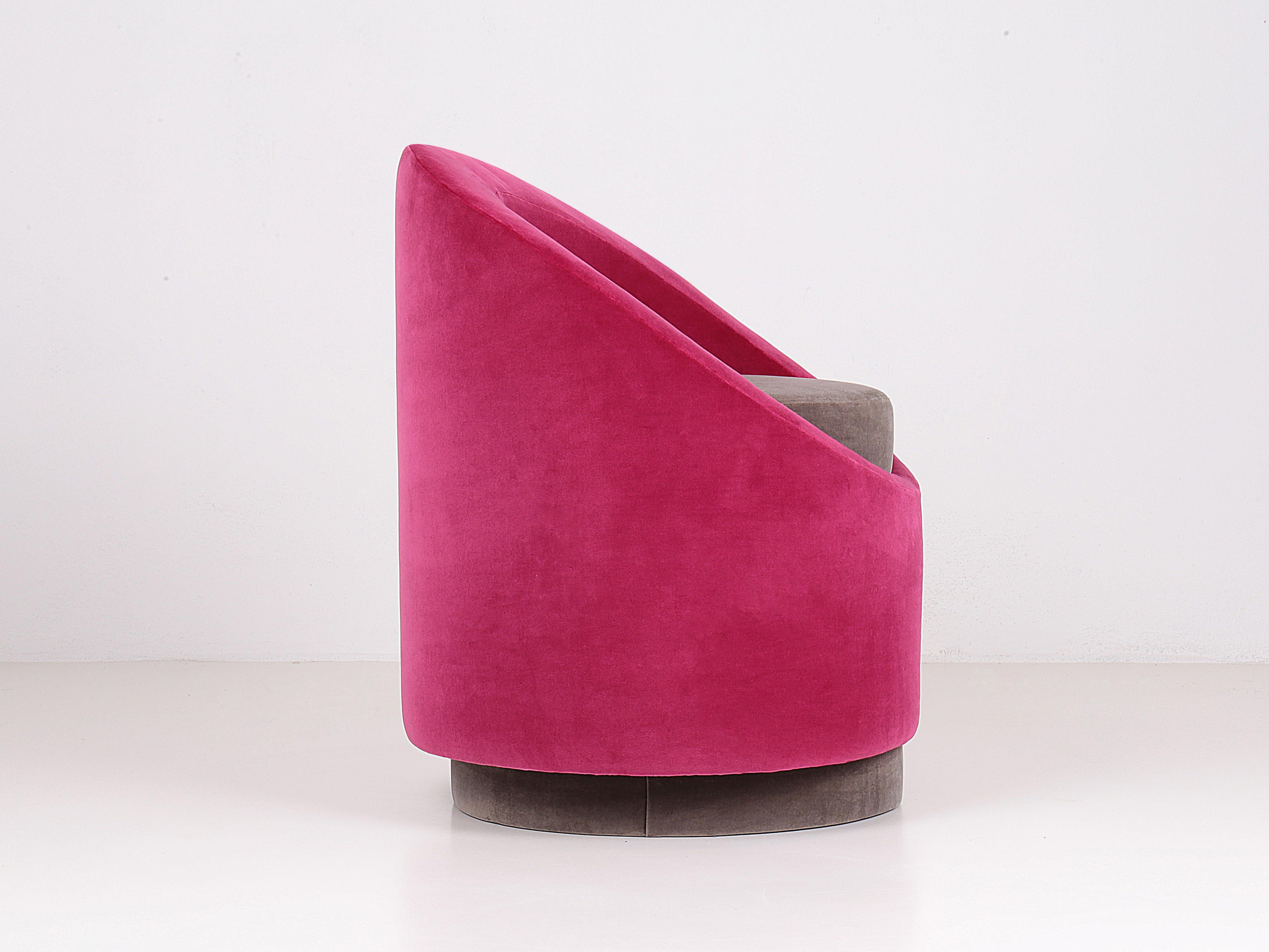Italian All Around Chair by Pierre Gonalons Kvadrat Fabric Paradisoterrestre Edition For Sale