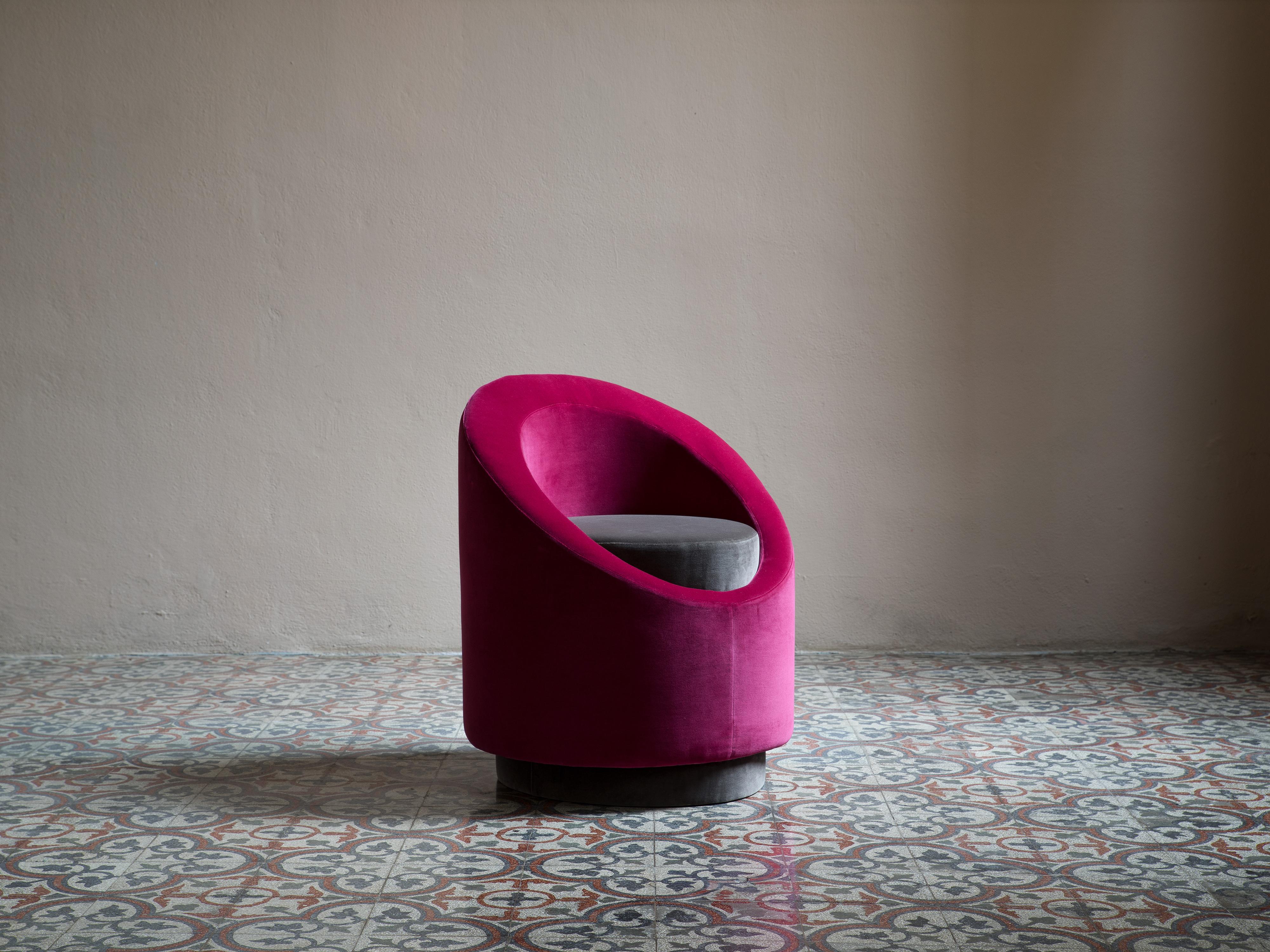 Contemporary All Around Chair by Pierre Gonalons Kvadrat Fabric Paradisoterrestre Edition For Sale