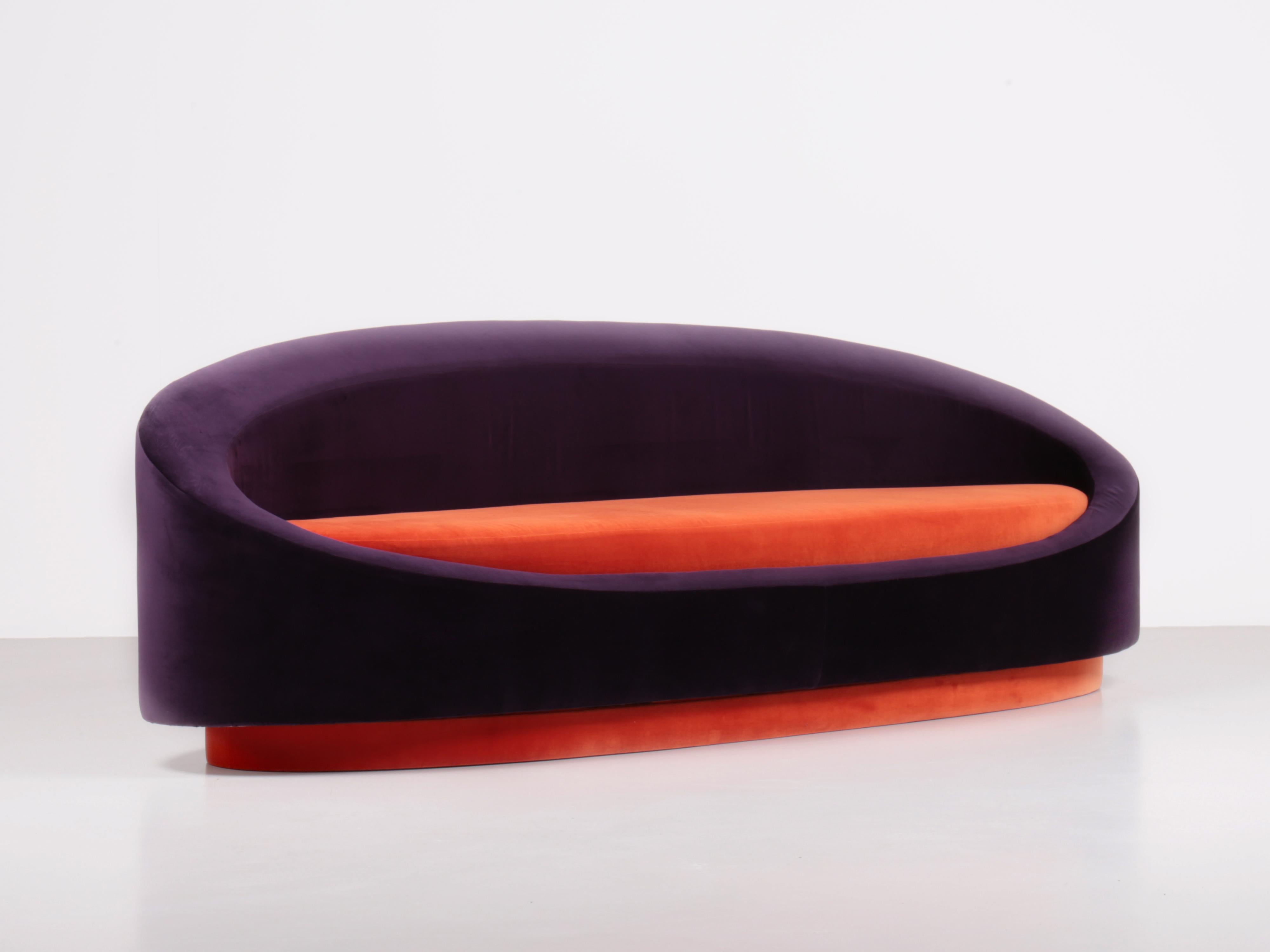Italian All Around Sofa 220 by Pierre Gonalons Kvadrat Fabric Paradisoterrestre Edition For Sale