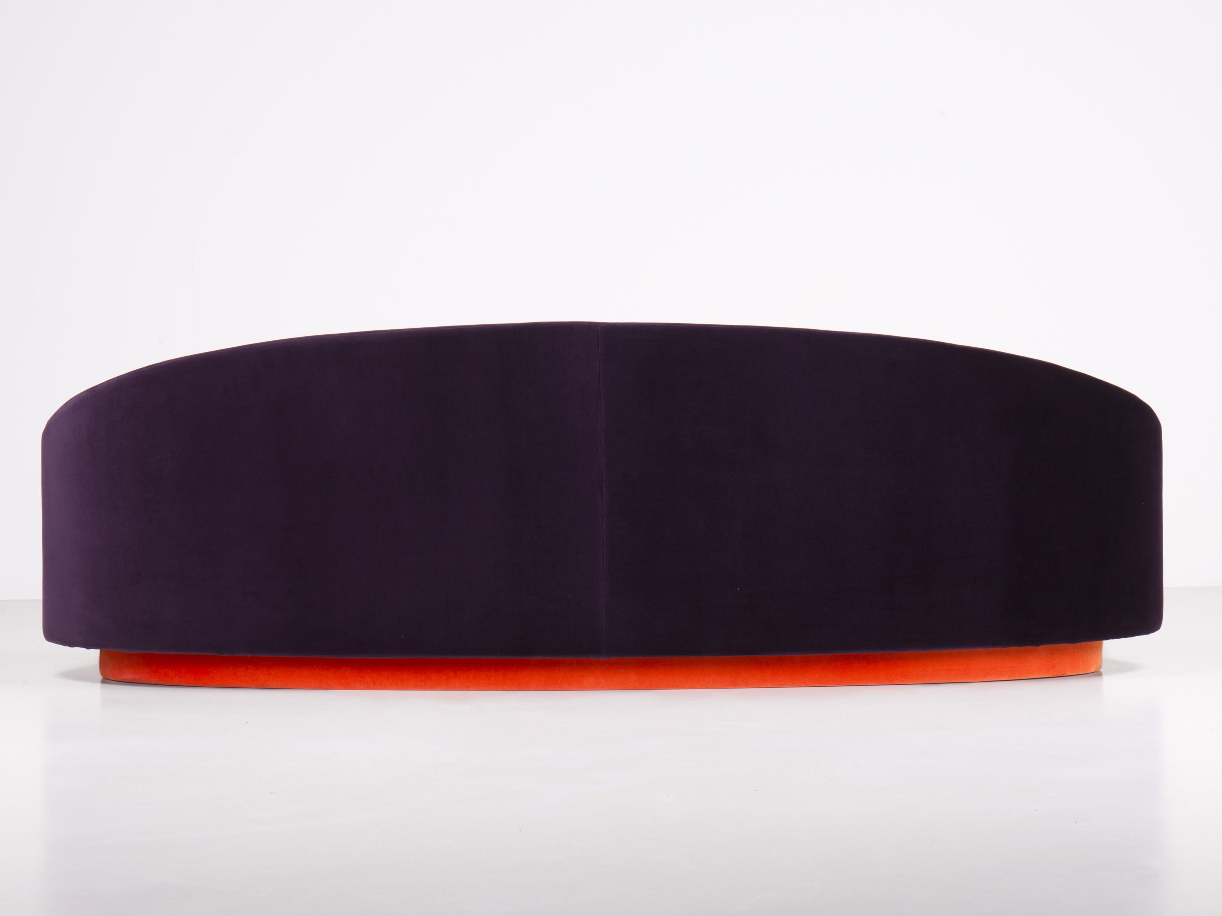 All Around Sofa 220 by Pierre Gonalons Kvadrat Fabric Paradisoterrestre Edition In New Condition For Sale In Ozzano Dell'emilia, IT