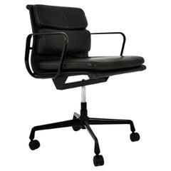 All-Black Office Chair by Charles and Ray Eames for ICF, 1970S