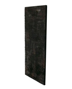 All Black Textural Abstract Painting, circa 1960s, Vertical or Horizonta