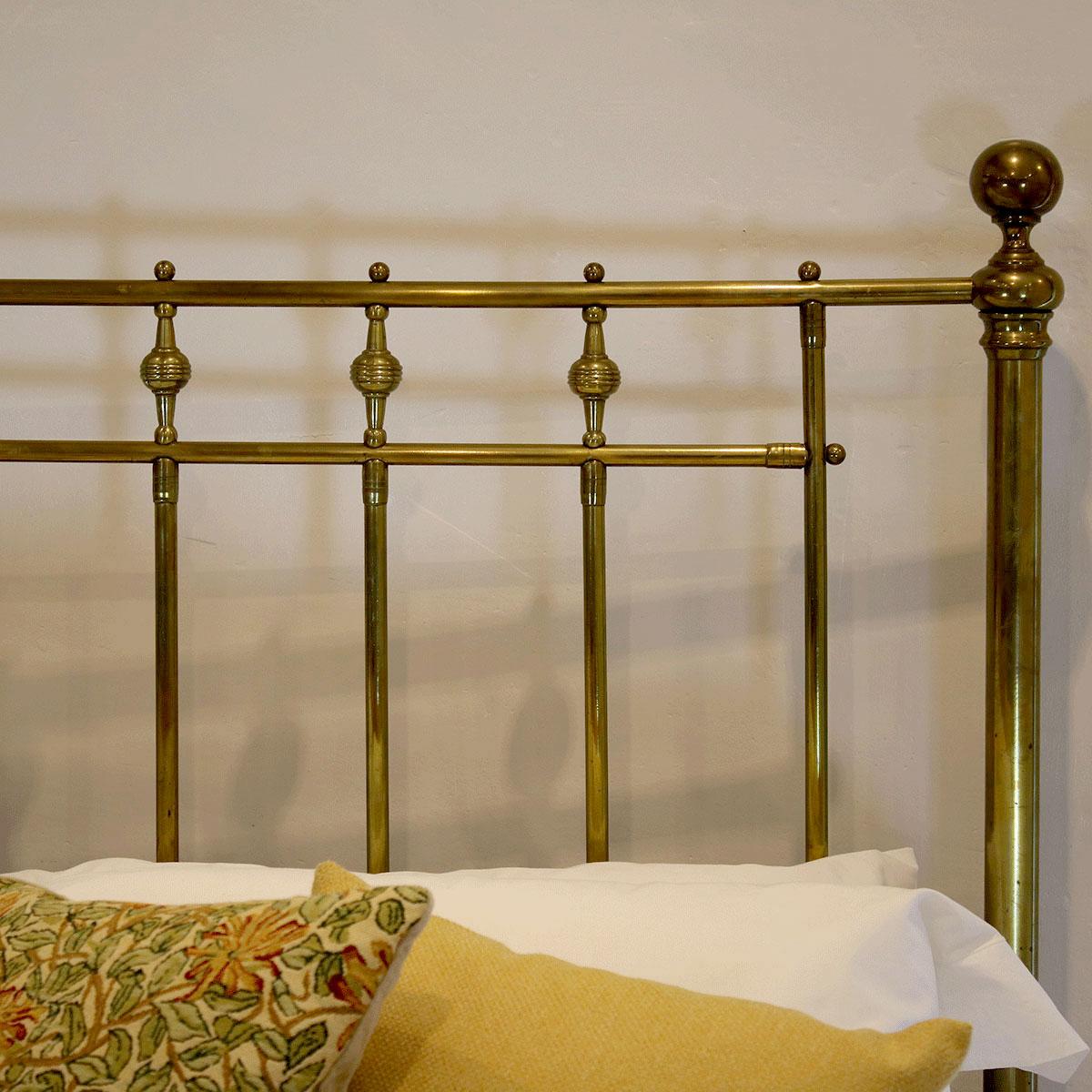 Polished All Brass Antique Bed MK208