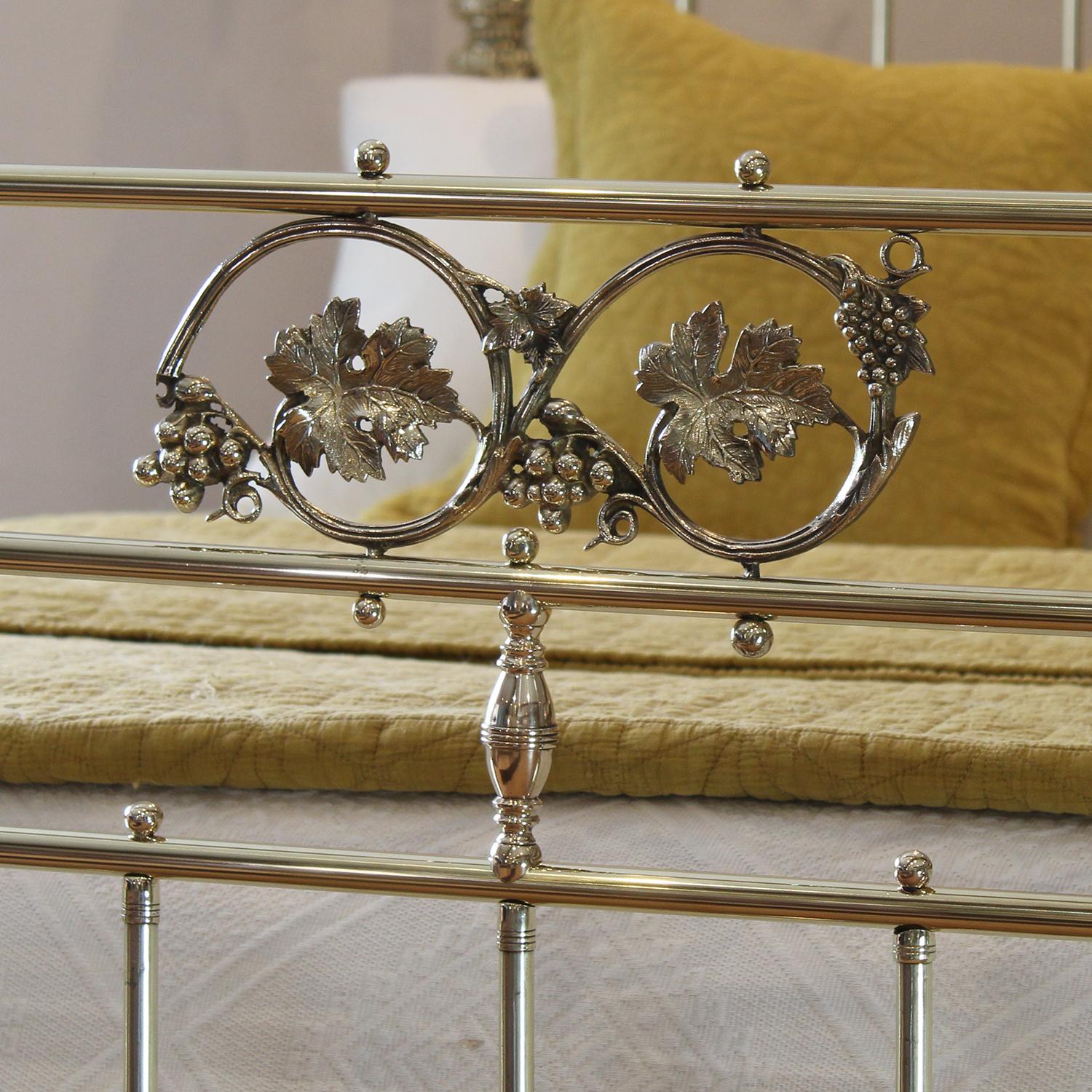 old brass bed