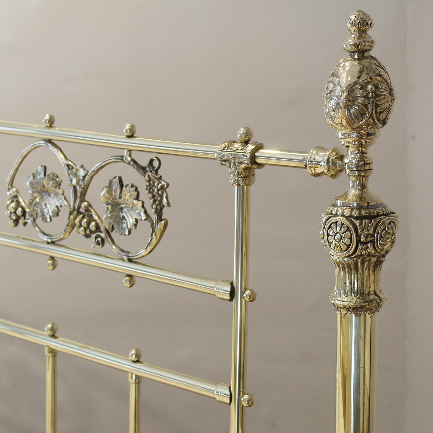 All Brass Antique Bed MK261 In Good Condition In Wrexham, GB