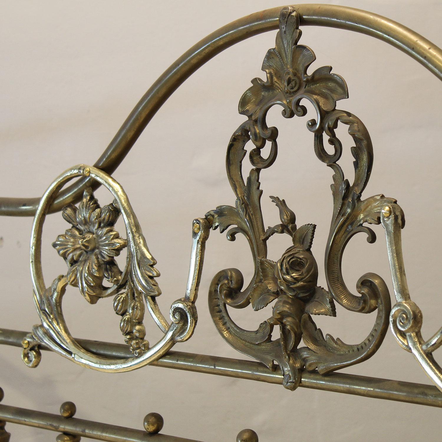 All Brass Antique Platform Bed MK268 1