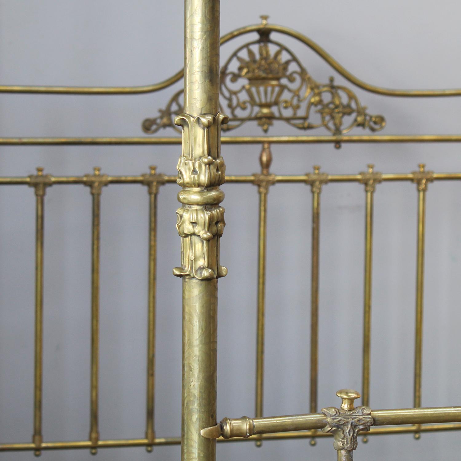 Late Victorian All Brass Four Poster Bed M4P43