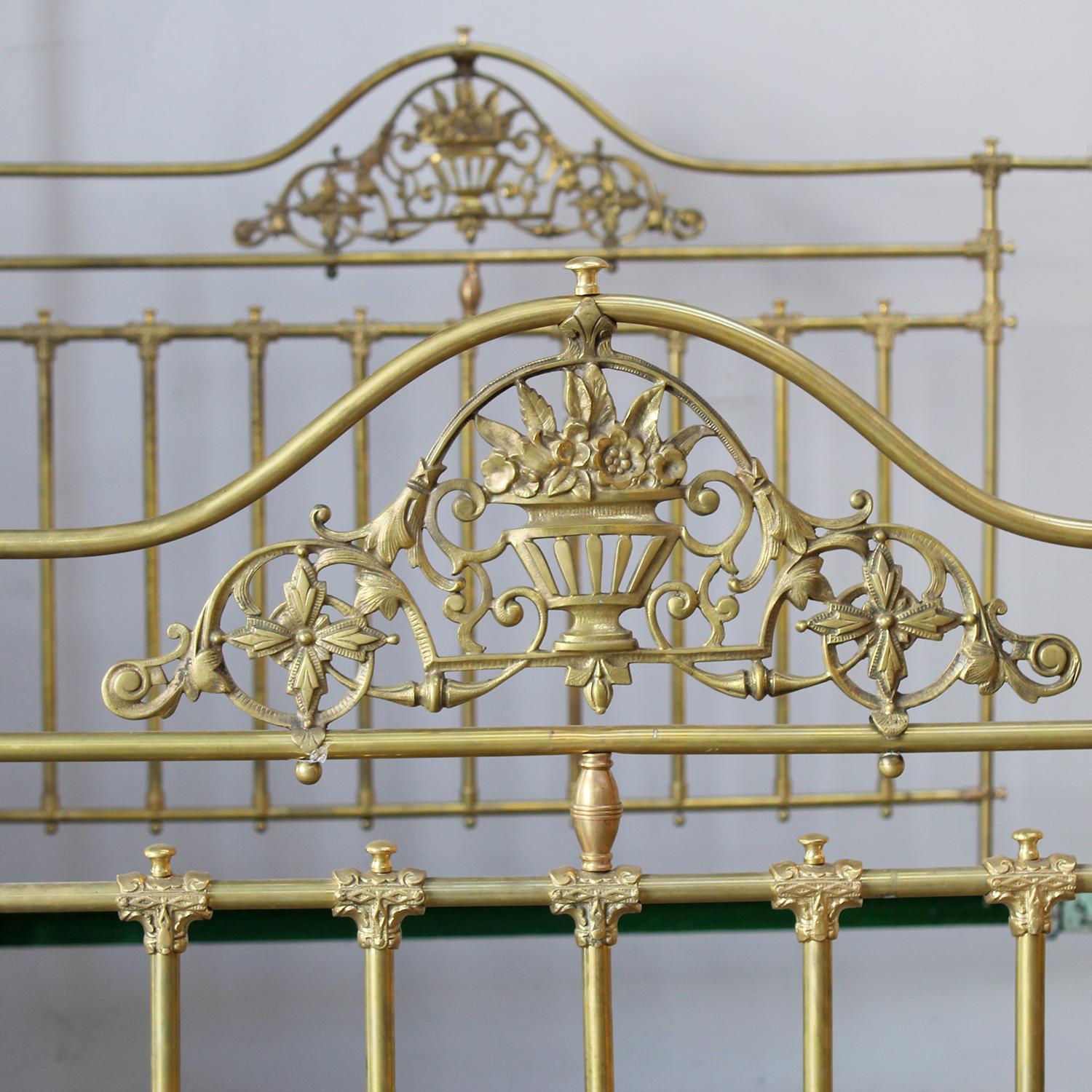 All Brass Four Poster Bed M4P43 In Good Condition In Wrexham, GB