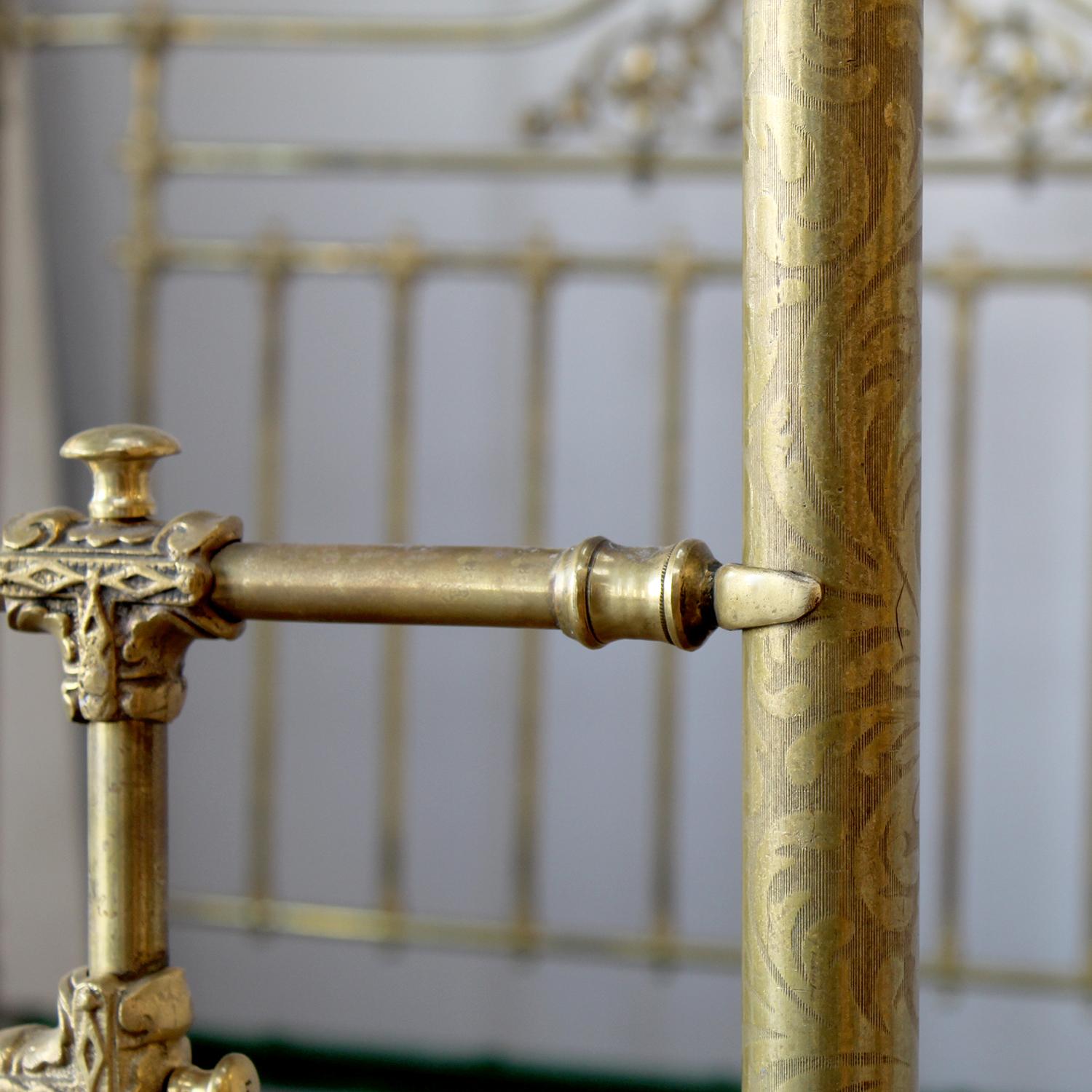 19th Century All Brass Four Poster Bed M4P43