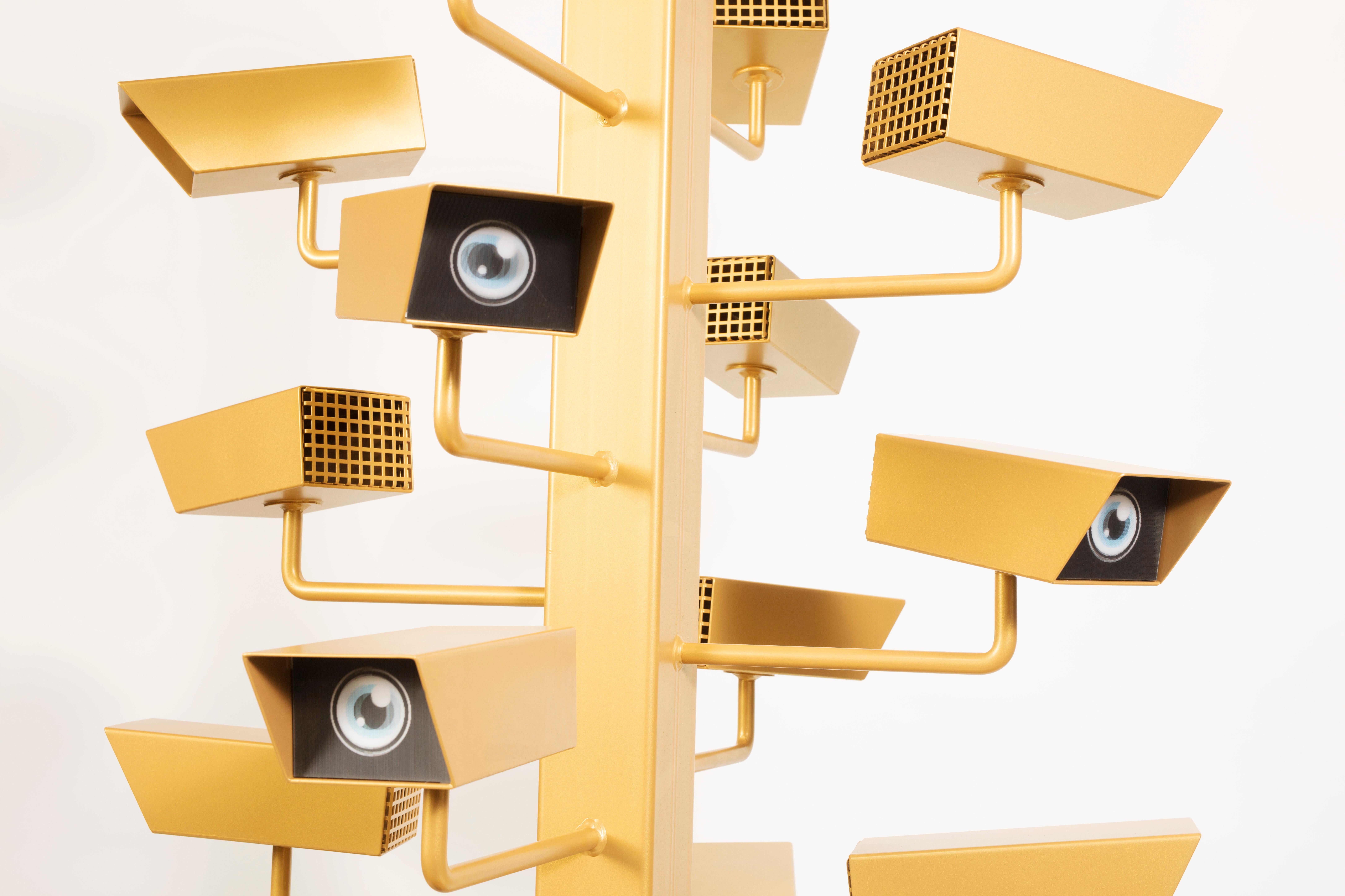 Stahlskulptur „All eyes on you“ (Dutch design, 2018) von Paul&Albert (21. Jahrhundert und zeitgenössisch) im Angebot