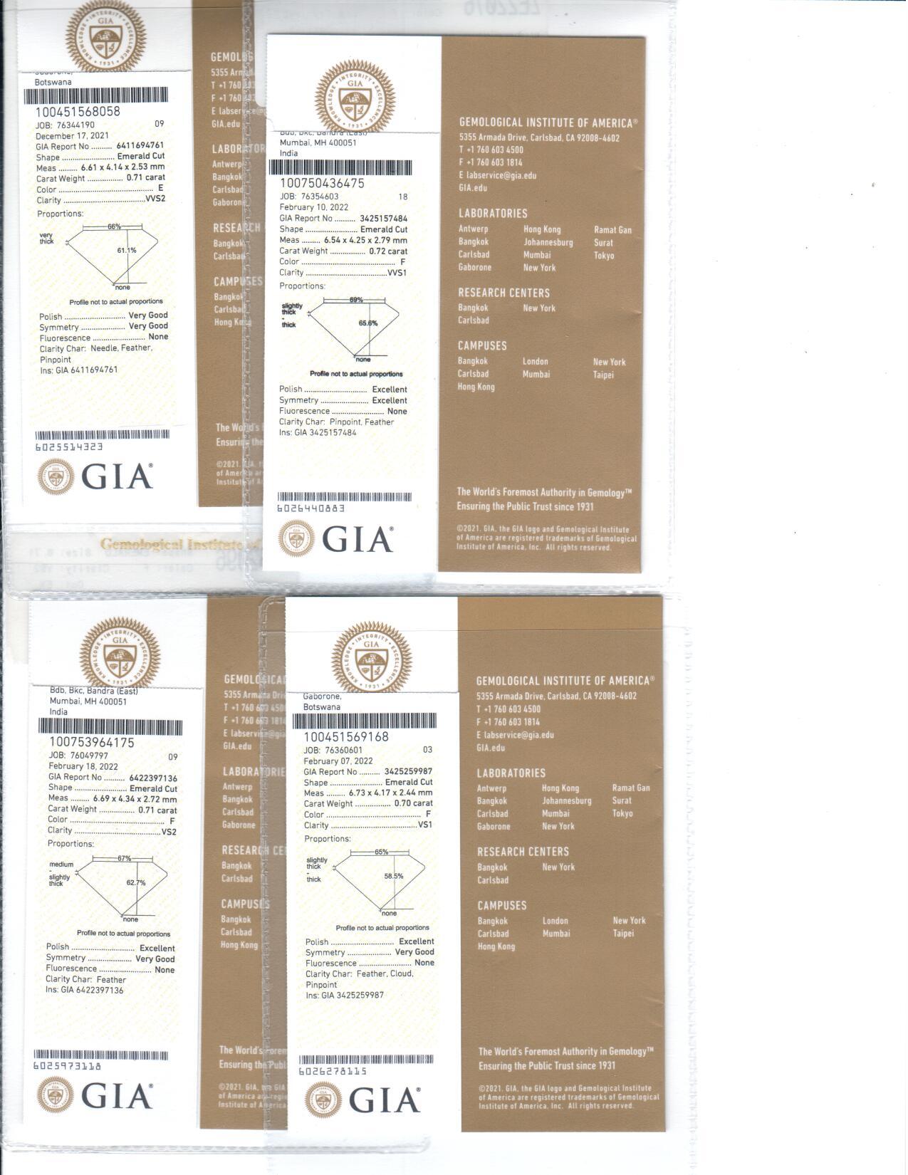 Bague d'éternité en platine avec diamant taille émeraude certifié GIA de 10,68 carats D-F FL-VS2 en vente 6