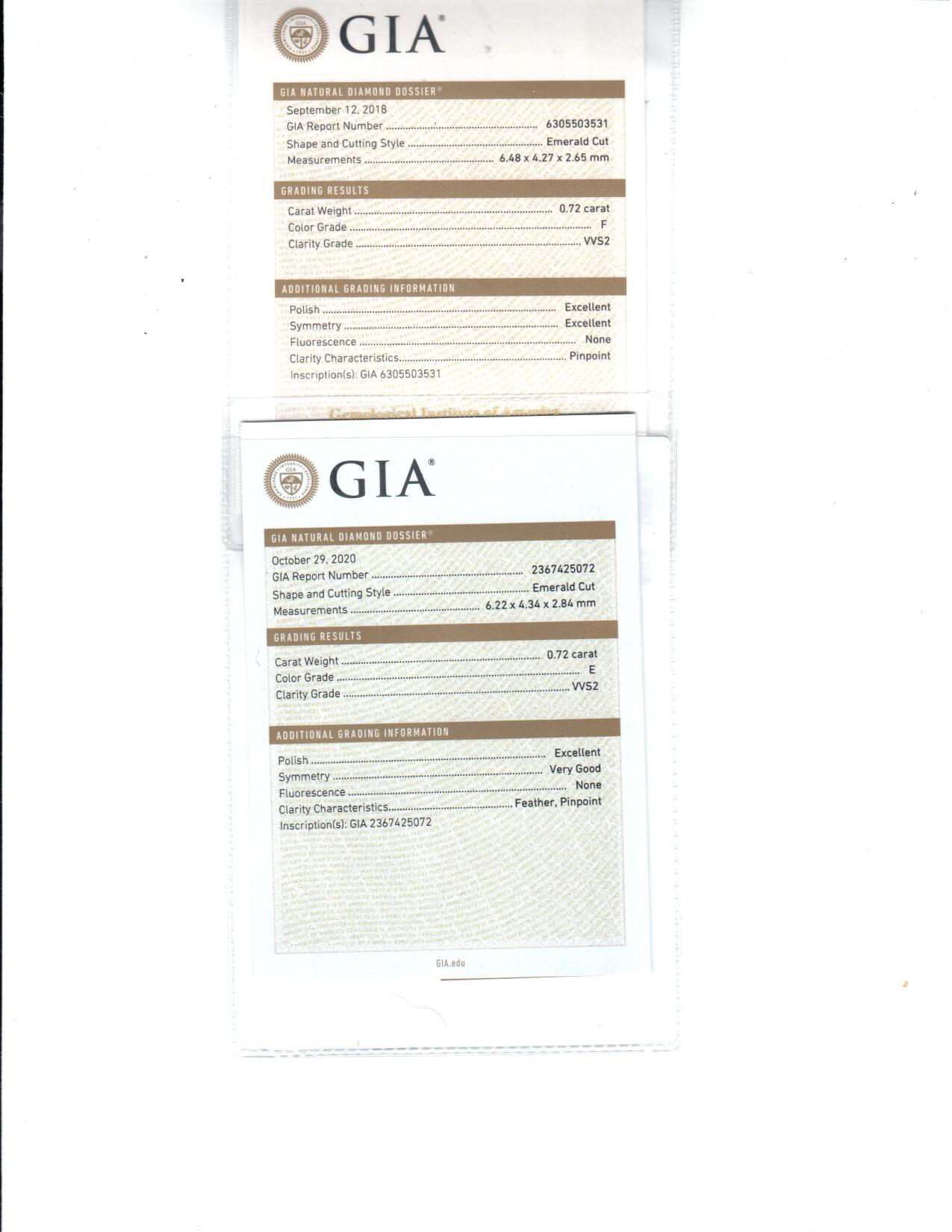 All GIA Certified Emerald Cut Diamond Eternity Ring 10.82 Ct D-F FL-VS2 Platinum 3