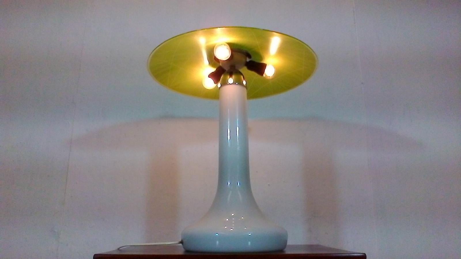 Mid-20th Century All-Glass Table Lamp, 1960s For Sale