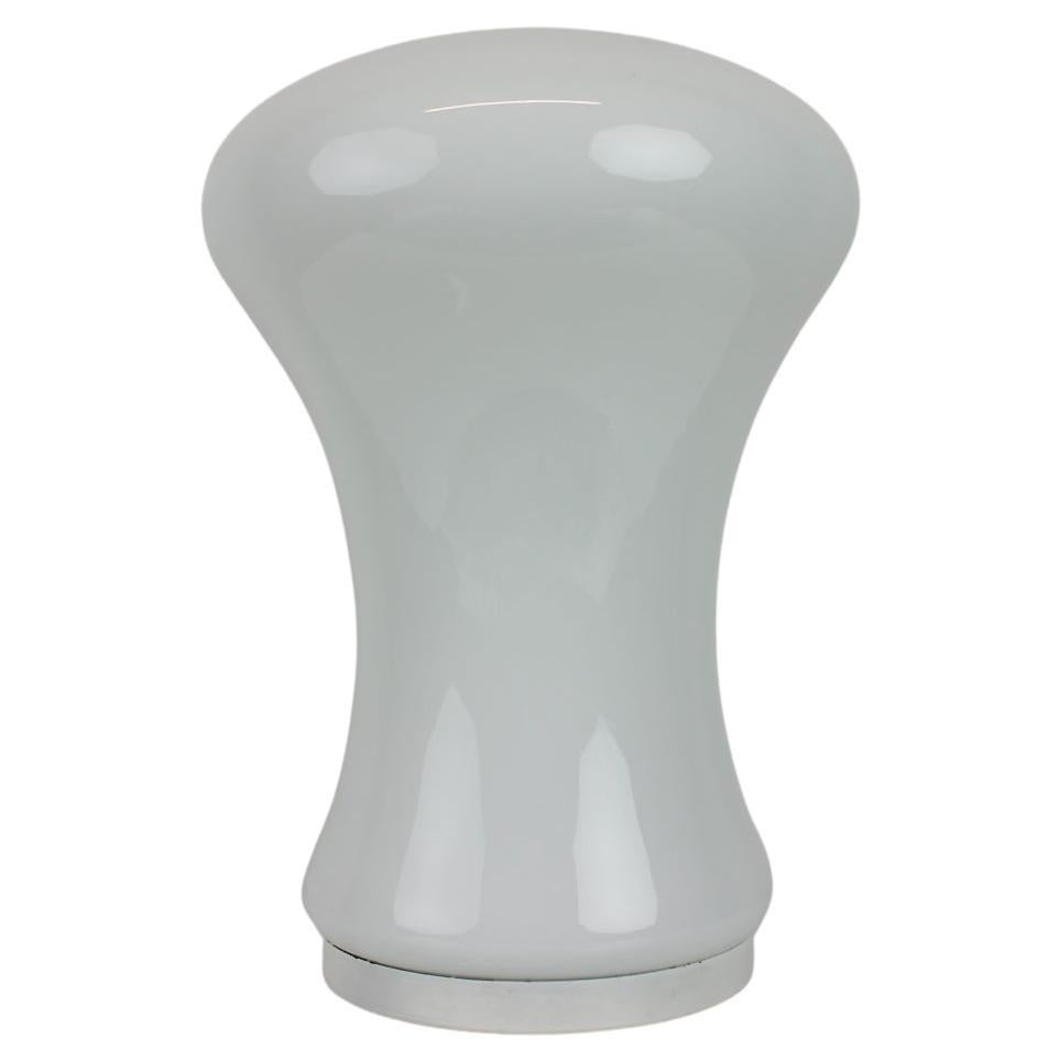 Lampada da tavolo in vetro di Valasske Mezirici, 1960, Cecoslovacchia