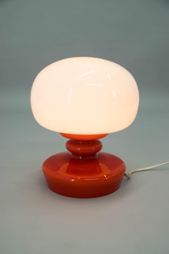 All Glass Table Lamp by Valasske Mezirici, 1970s