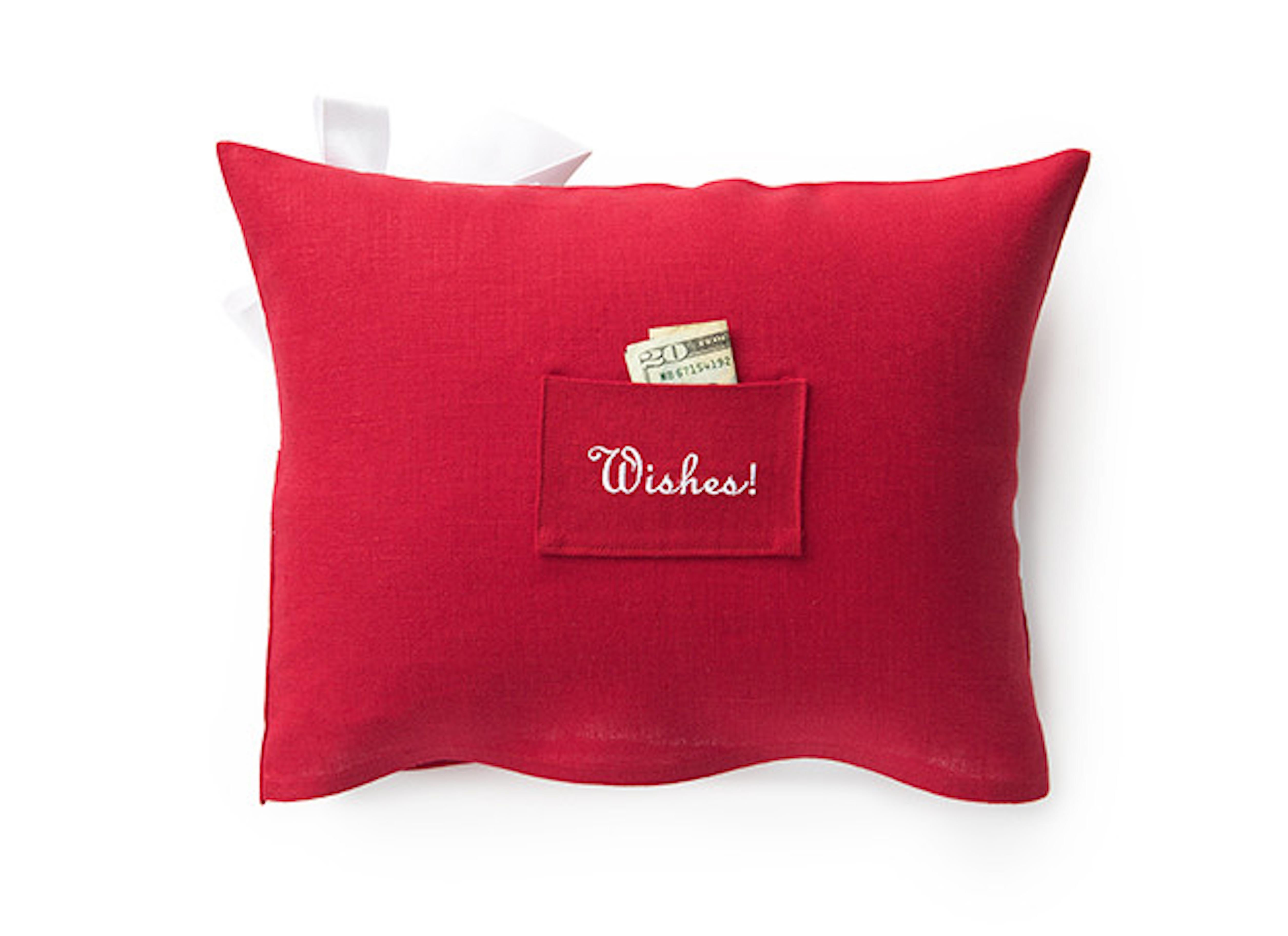 A darling holiday gift for any child. Features a removable mouse friend. A little pocket on the underside of the pillow is perfect for Santa's list or gift! 

Microfiber hypoallergenic pillow filler included. 

Finished size is 12