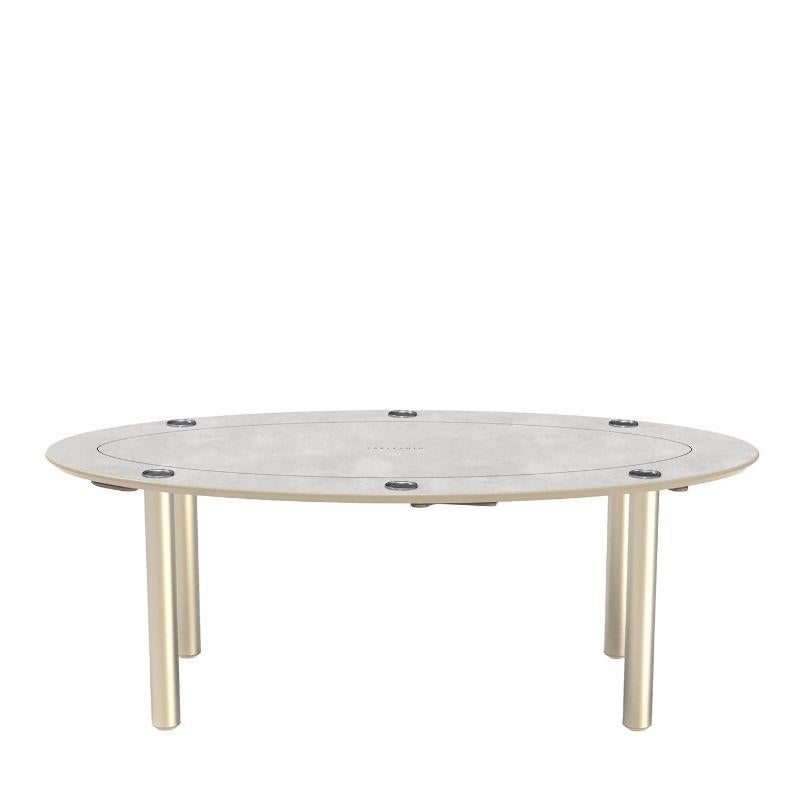 Playing with the linear profile of exclusive simplicity, premium materials and superlative finishes do all the talking for the Tableswin Home Poker range. Punctuating the clean lines of four distinctive shapes, practical design comes up trumps with