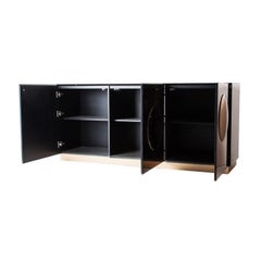 Buffet tout en miroir Style et design des années 1970