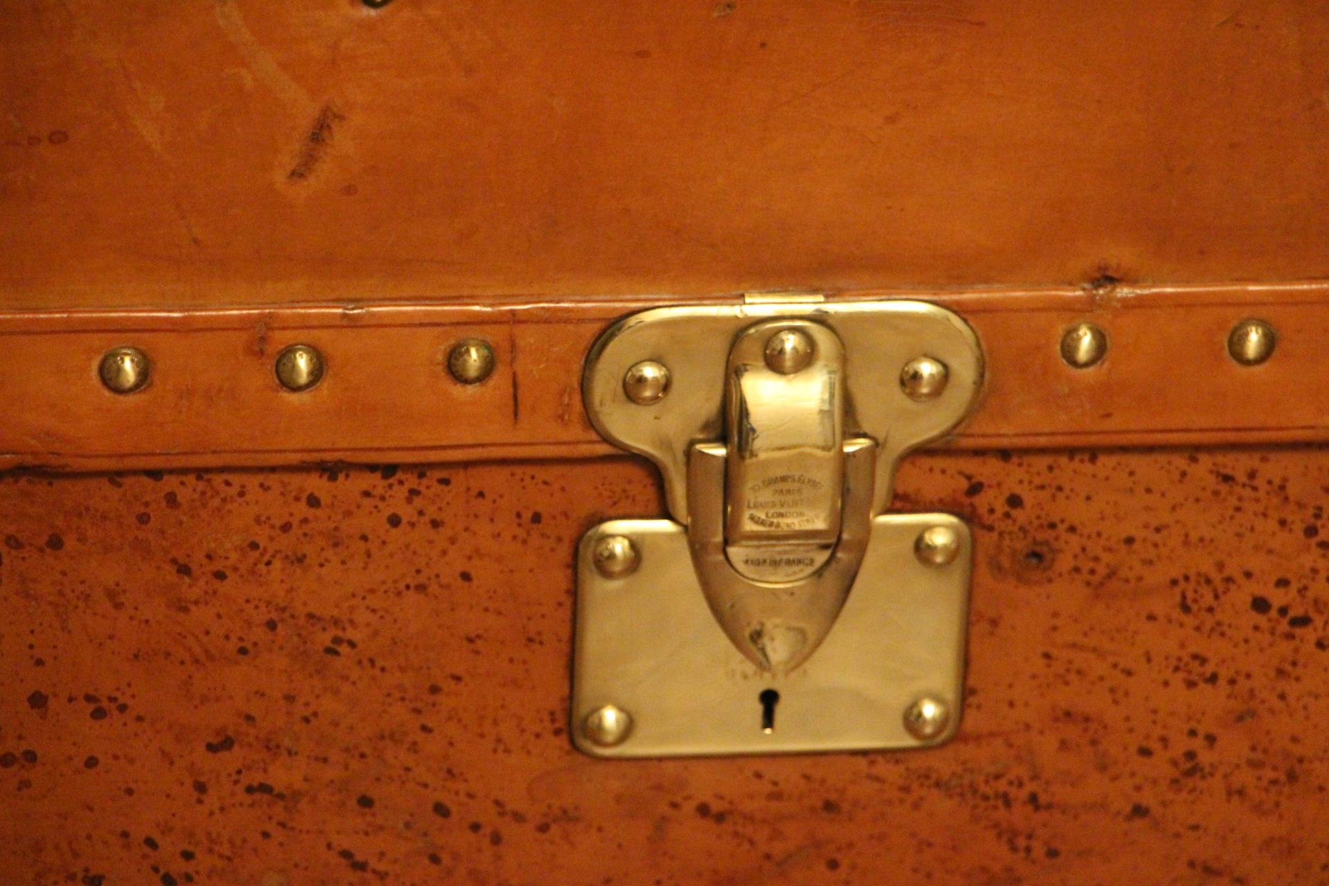 All Leather Louis Vuitton Steamer Trunk, Louis Vuitton Wardrobe Trunk 3