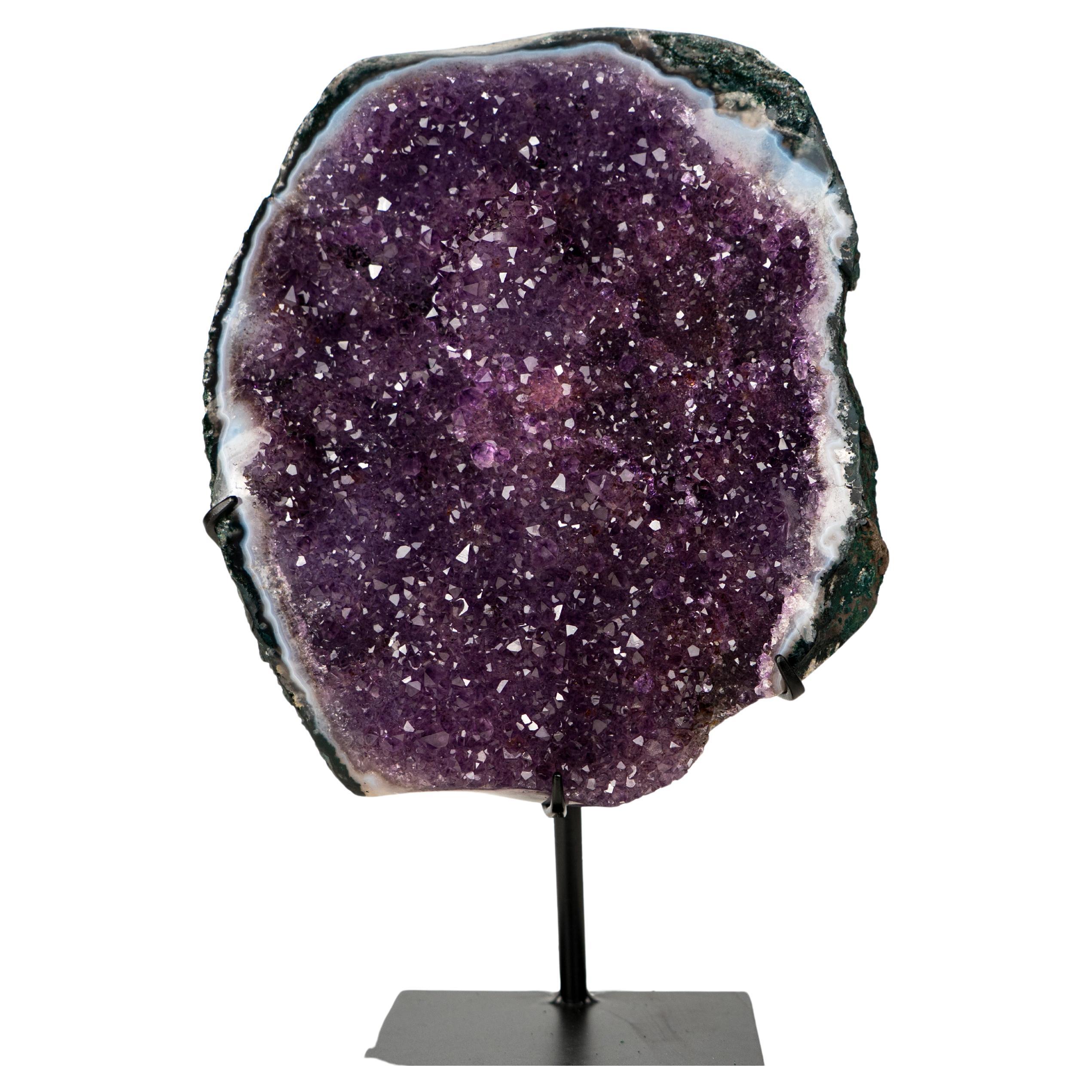 All-Natural Amethyst Geode Cluster