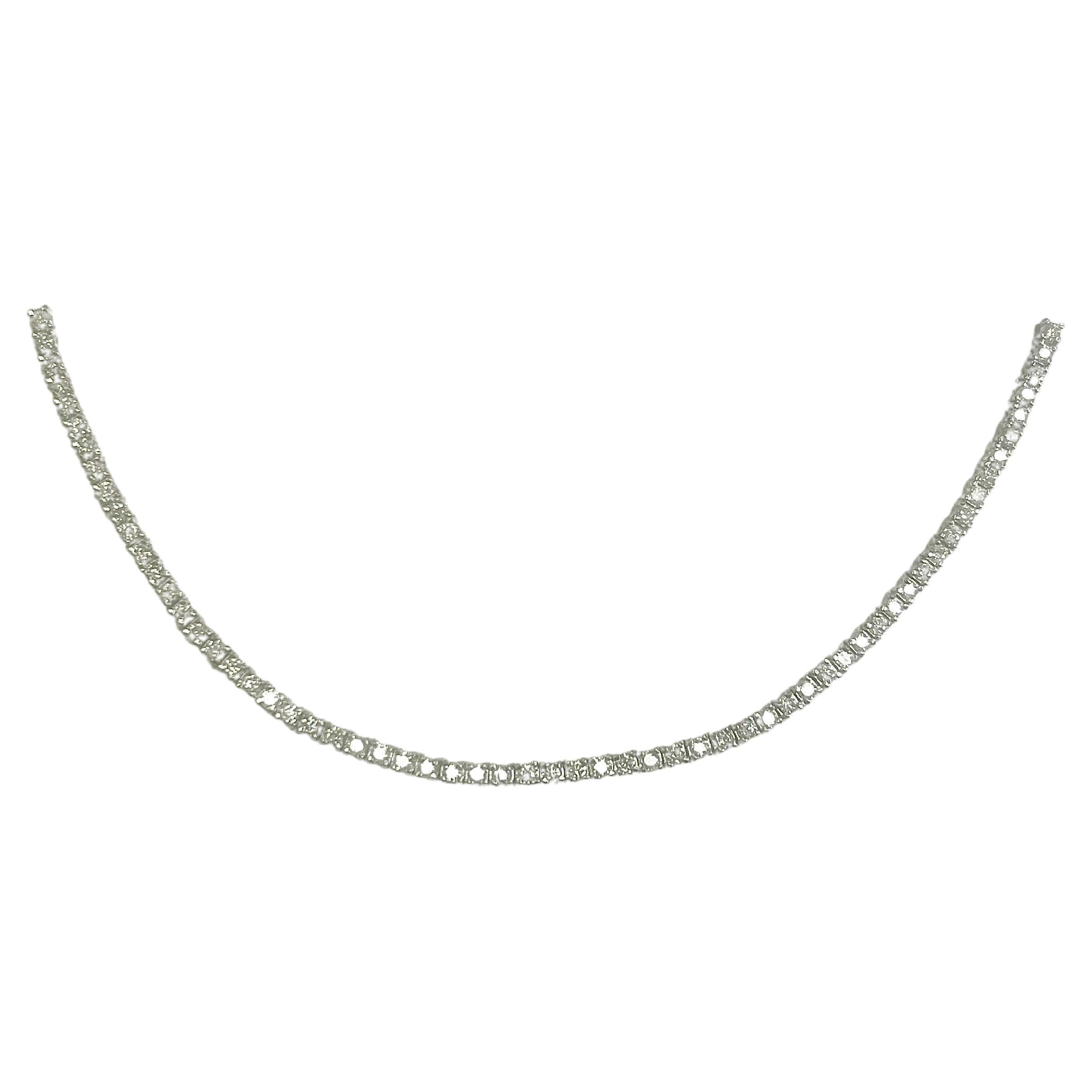 Alle natürlichen Diamant-Tennis-Halskette, anpassbar zum Tropfen oder zum Mini-Tennis-Halskette im Angebot