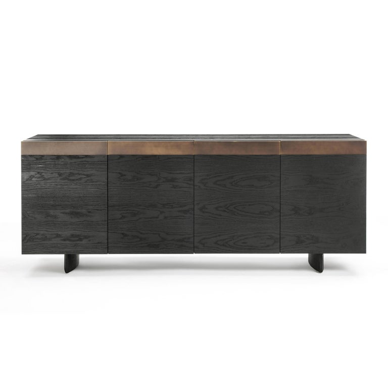 All Oak Black Sideboard For Sale at 1stDibs