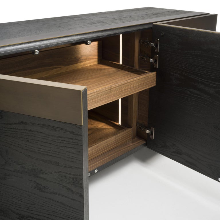 All Oak Black Sideboard For Sale at 1stDibs