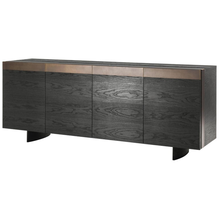 All Oak Black Sideboard For Sale at 1stDibs