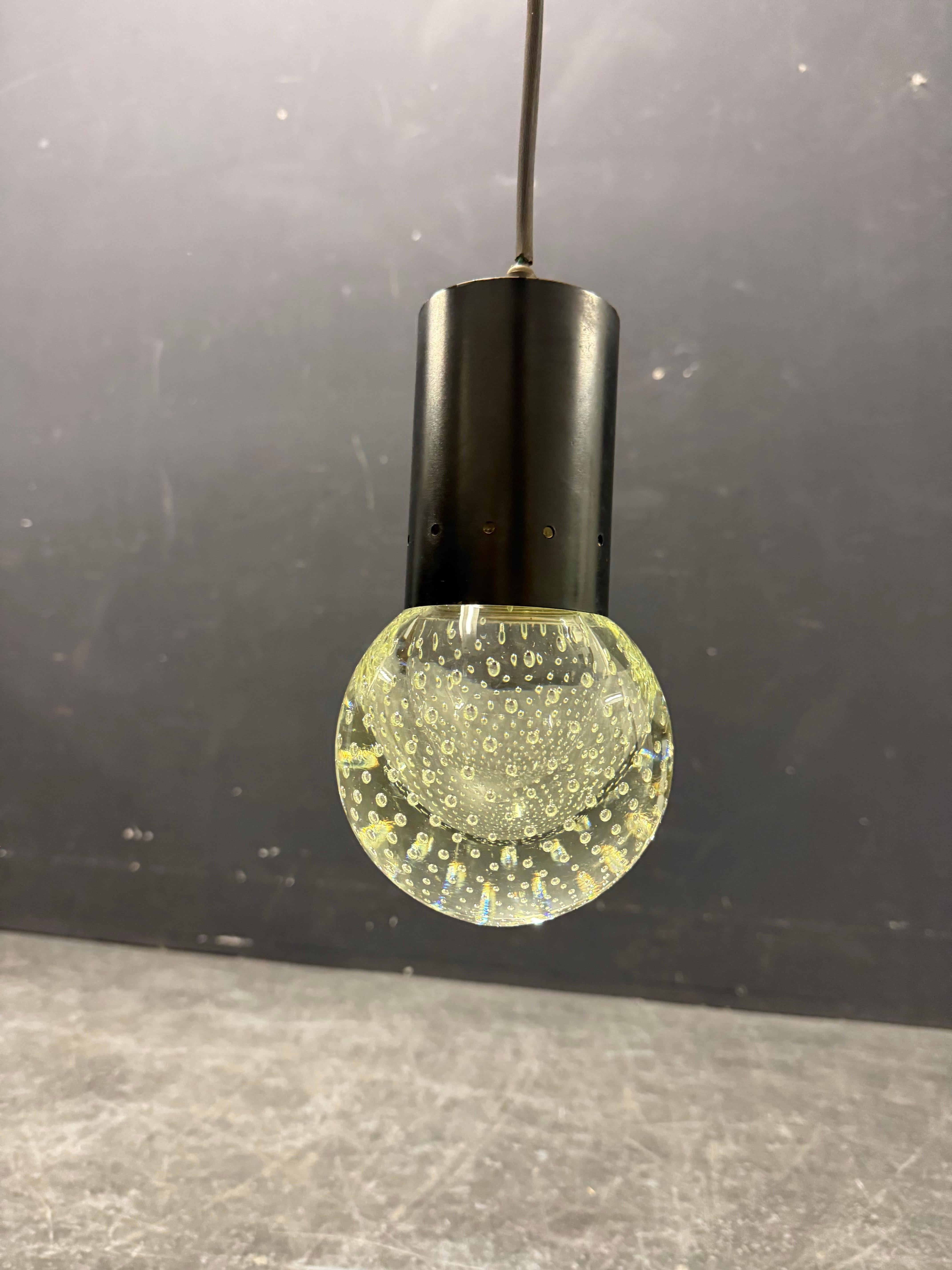 all original 1. edition gino sarfatti and archemede seguso pedant lamp. For Sale 6
