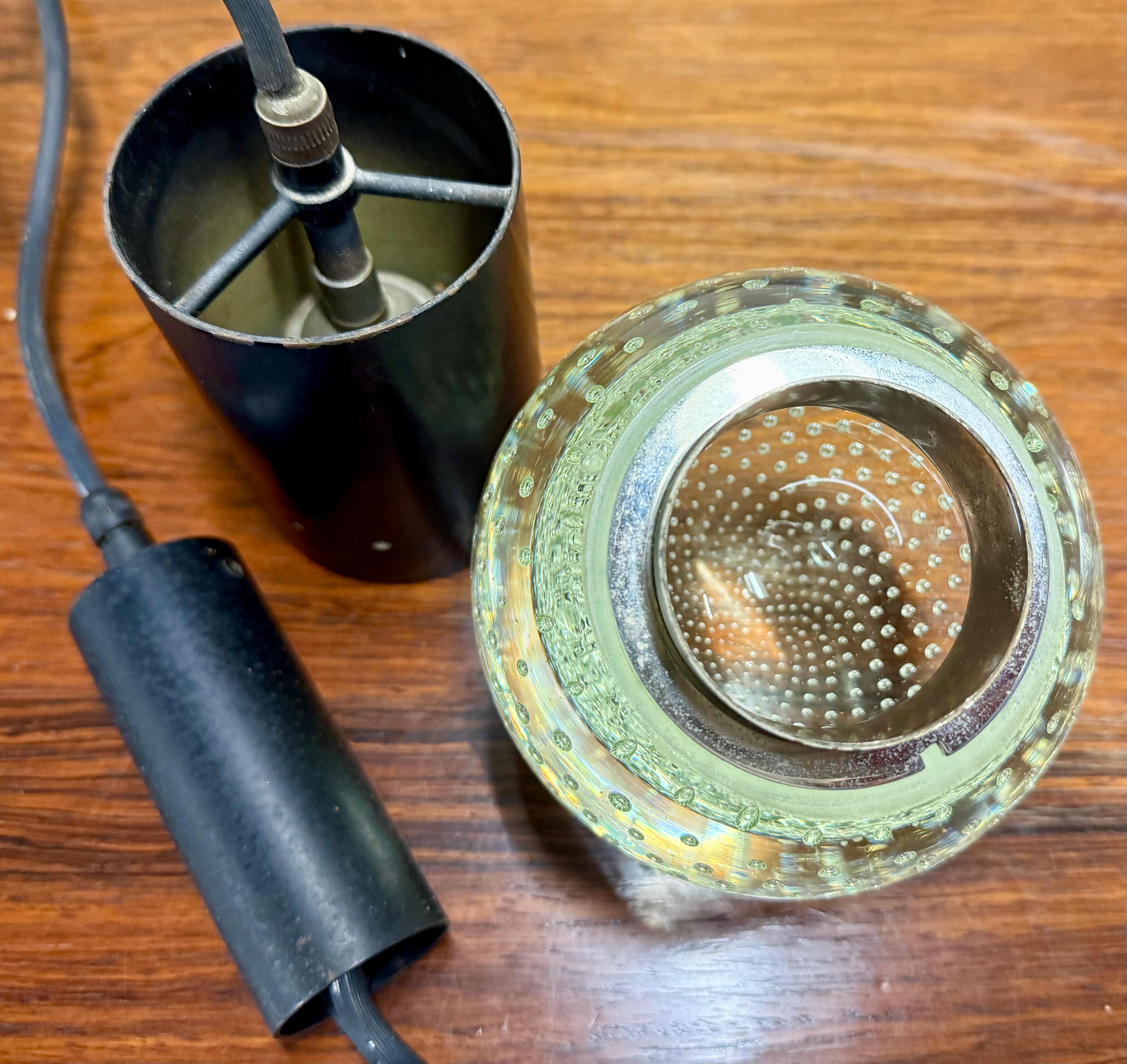 Italian all original 1. edition gino sarfatti and archemede seguso pedant lamp. For Sale