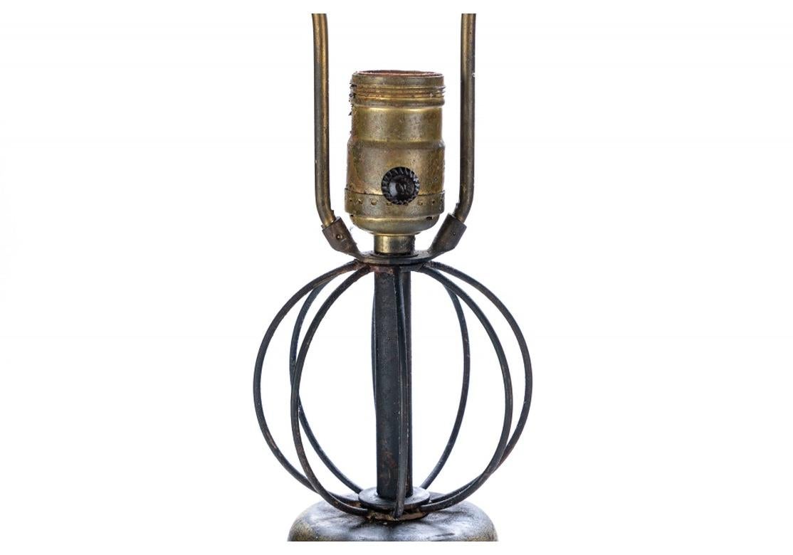 Mid-Century Modern All Original Condition Mid-Century Atomic Lamp Pair For Sale