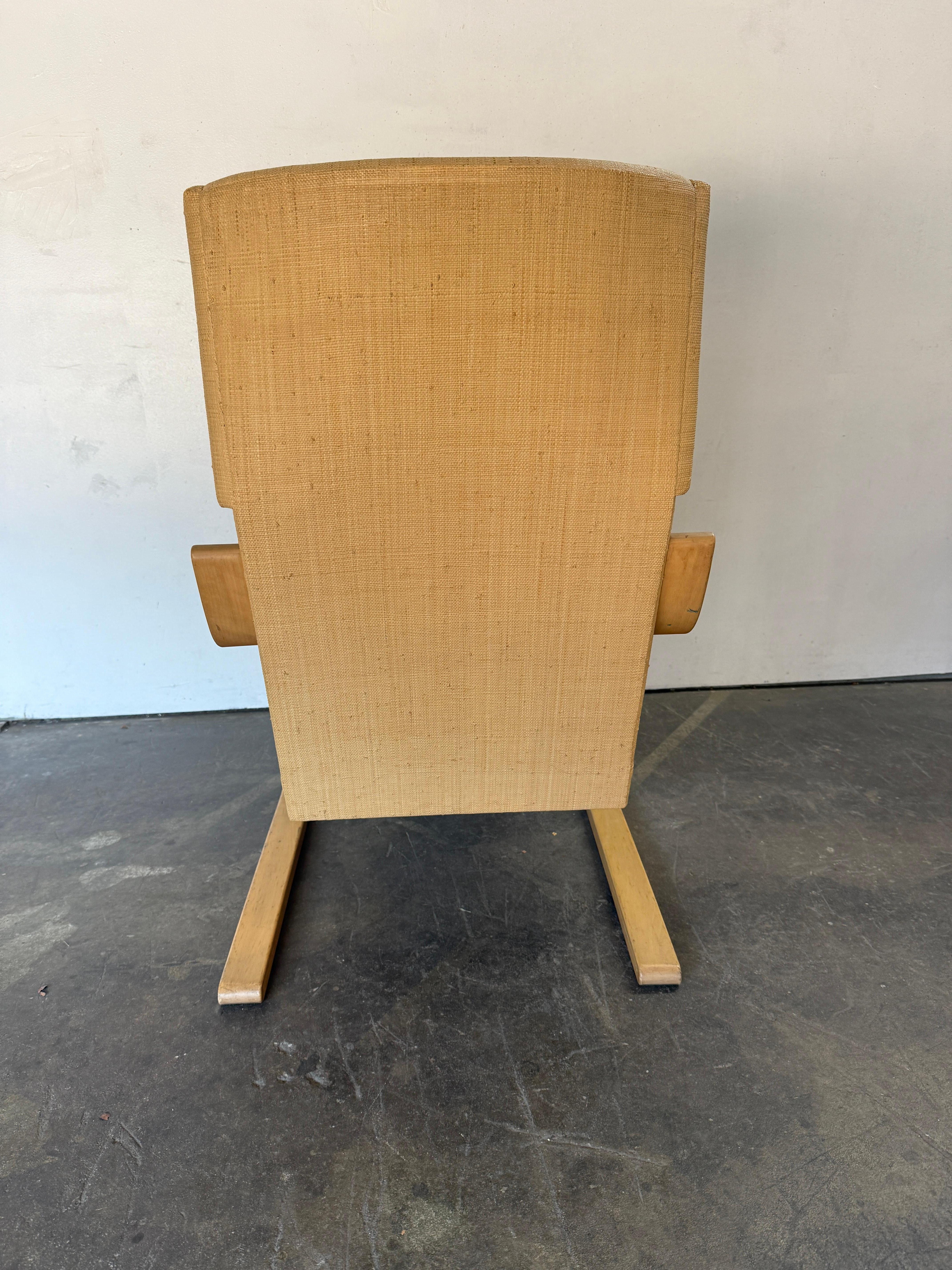Todo original Vintage Alvar Aalto Sillón reclinable 401 by Artek Finland finales del siglo XX en venta