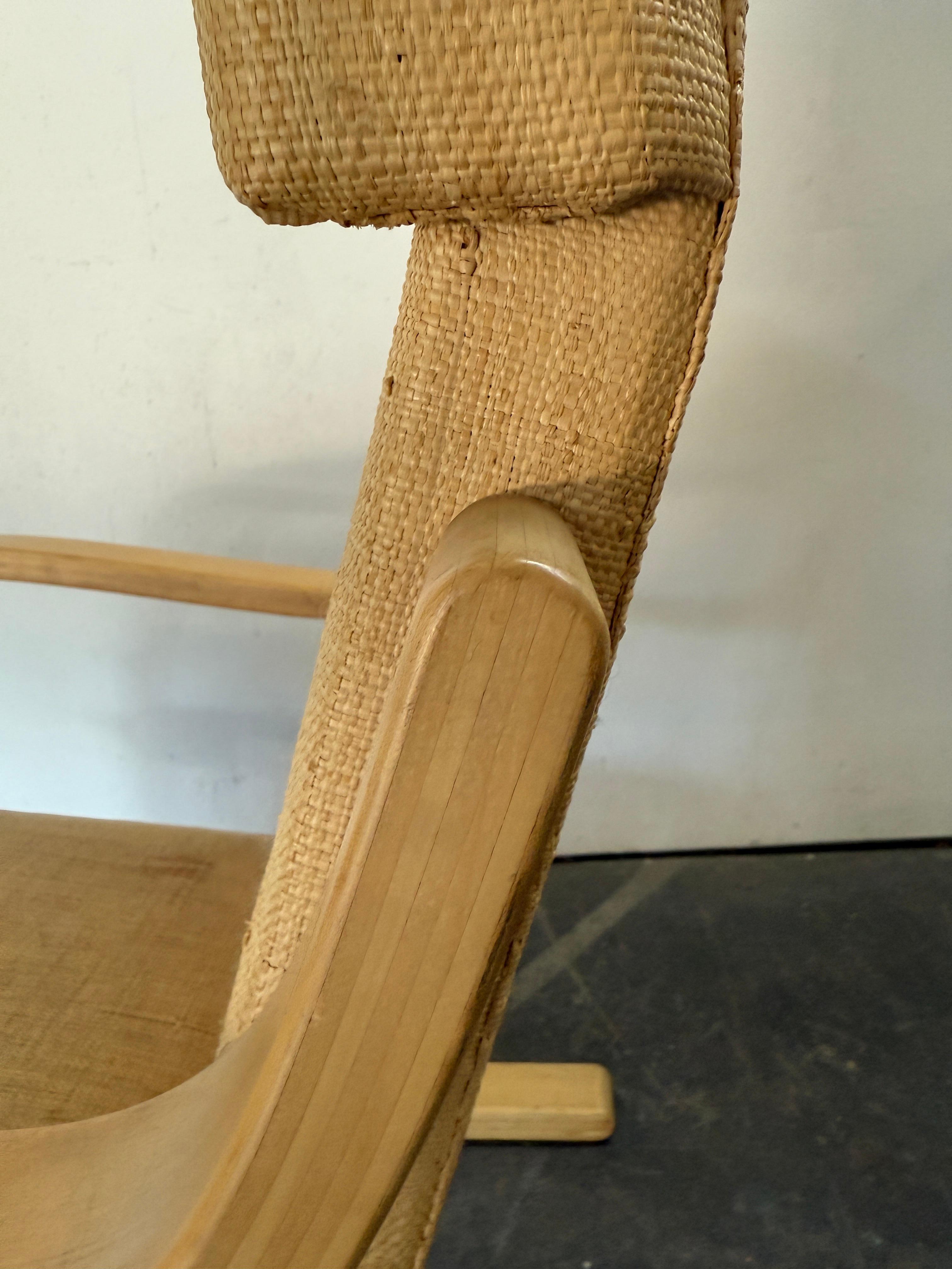 Todo original Vintage Alvar Aalto Sillón reclinable 401 by Artek Finland en venta 1