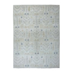 All-Over Design Fabric Collection Peshawar Hand Knotted Oriental Rug